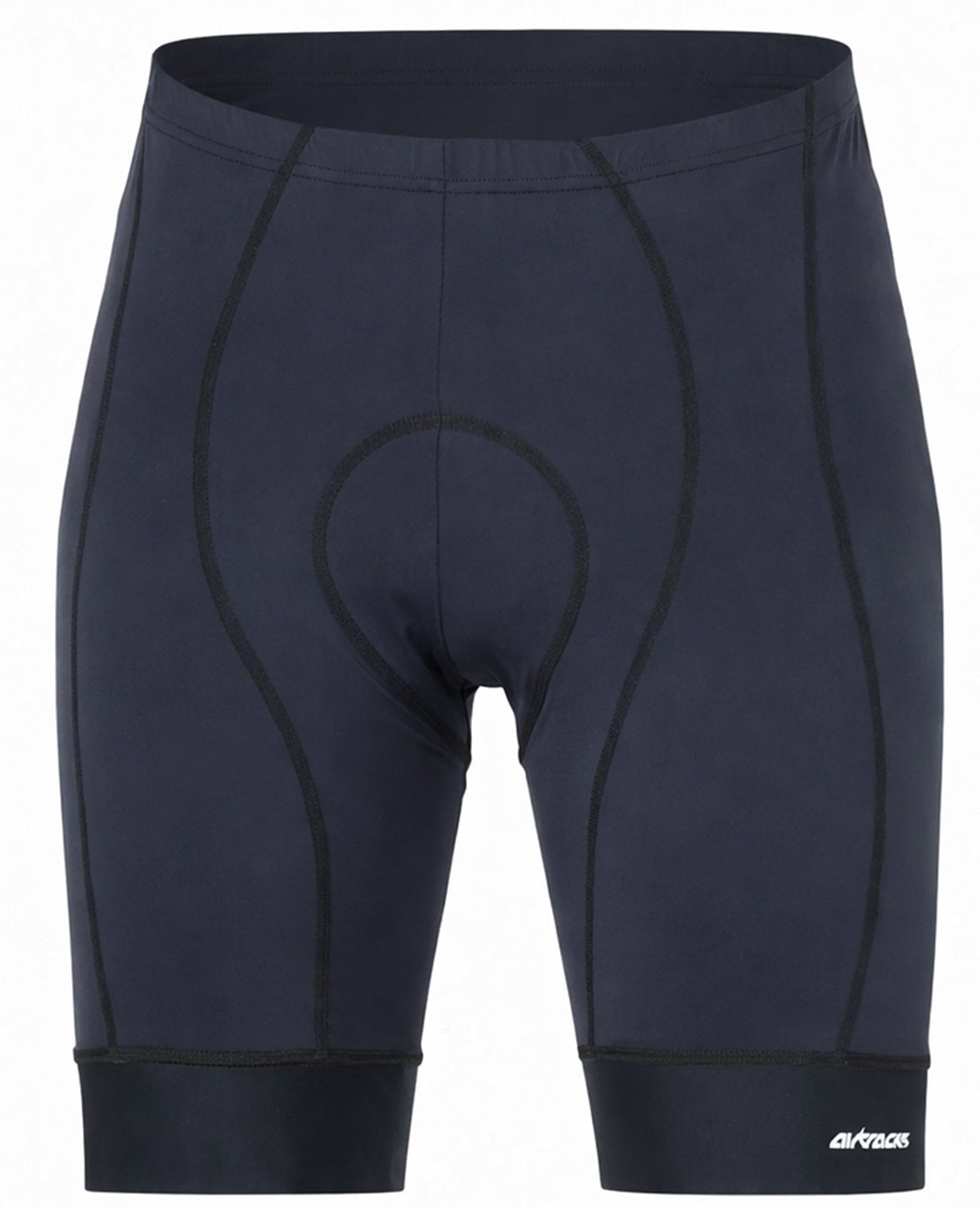 Pantalones de bicicleta para hombres pantalones de bicicleta corta línea de confort negro