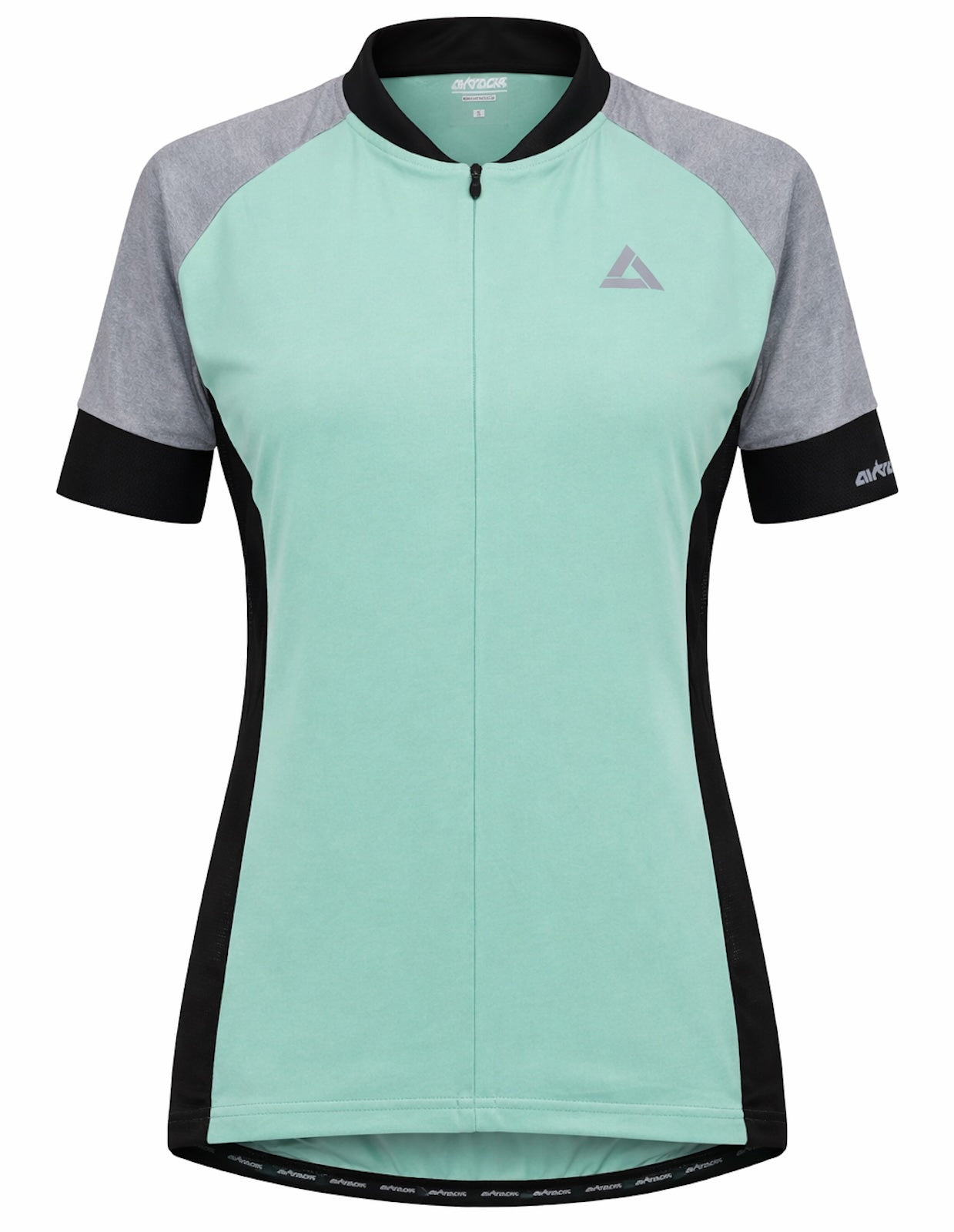 Jersey de bicicleta de mujeres en bicicleta corta Jersey de bicicleta de manguera por línea Azul