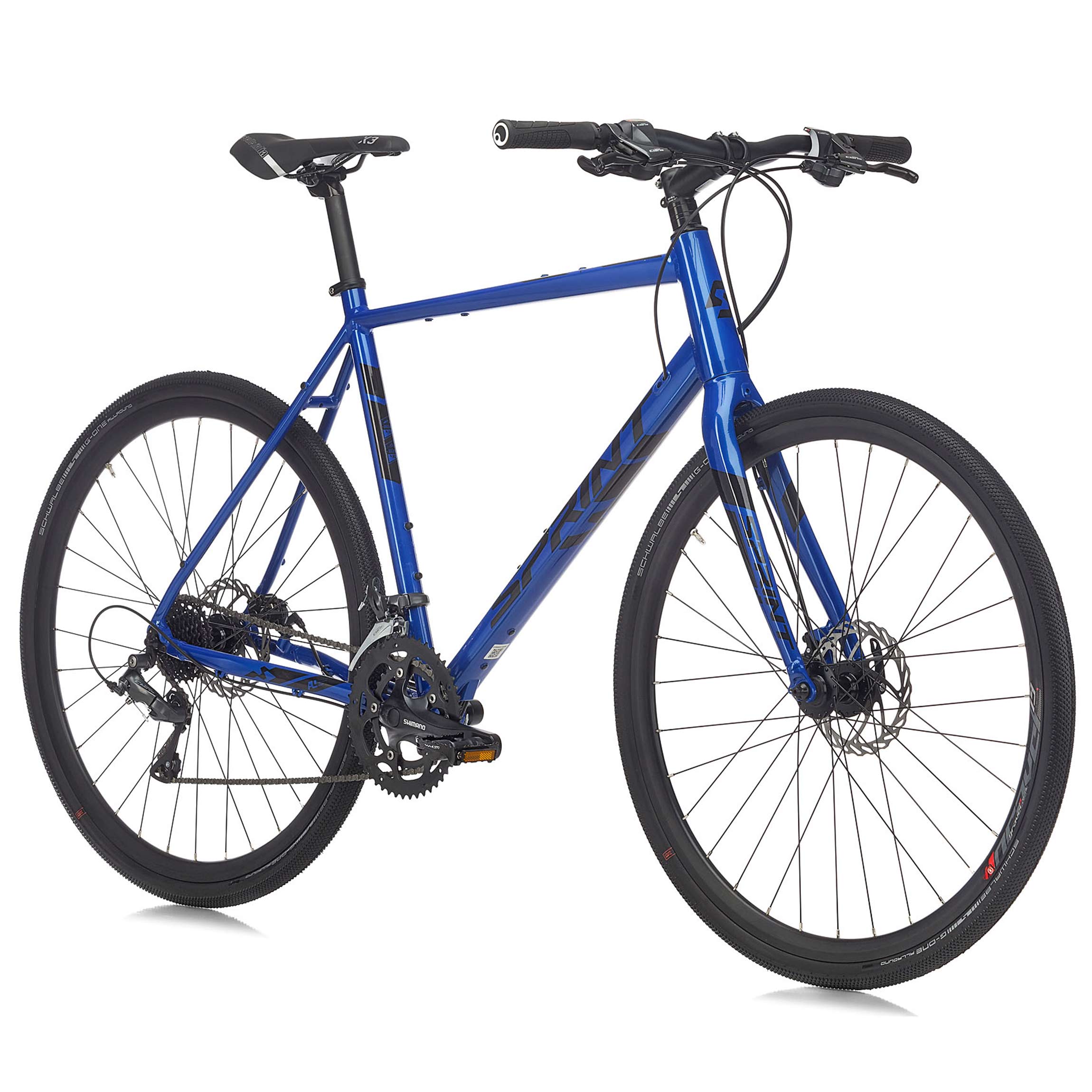 28" Heren Gravel Bike WHISPER PLUS Flatbar Fiets – 2 x 8 versnellingen Shimano Claris RD-R2000