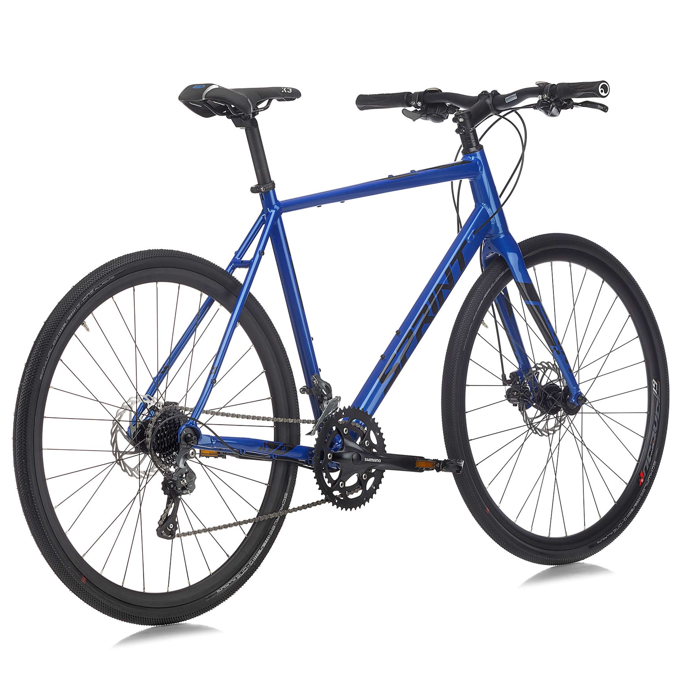 28" Heren Gravel Bike WHISPER PLUS Flatbar Fiets – 2 x 8 versnellingen Shimano Claris RD-R2000