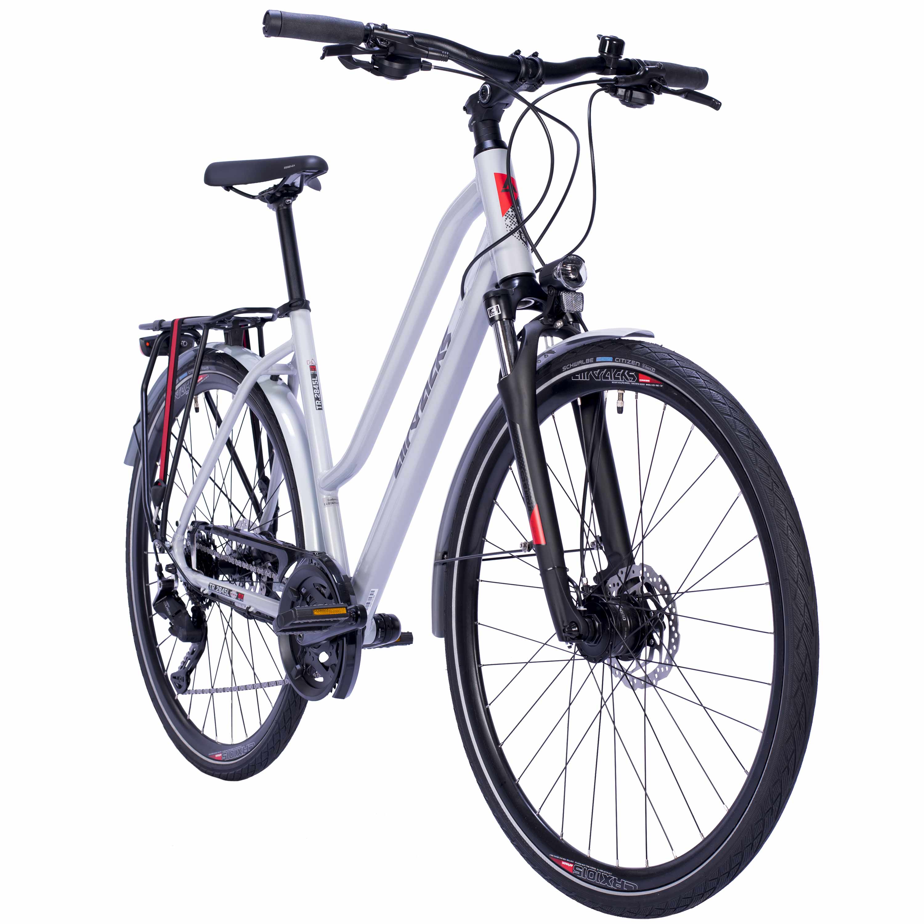 28" Bicicleta de trekking mujer TR.2845L 2 x 9 velocidades SHIMANO CUES RD-U3020-9