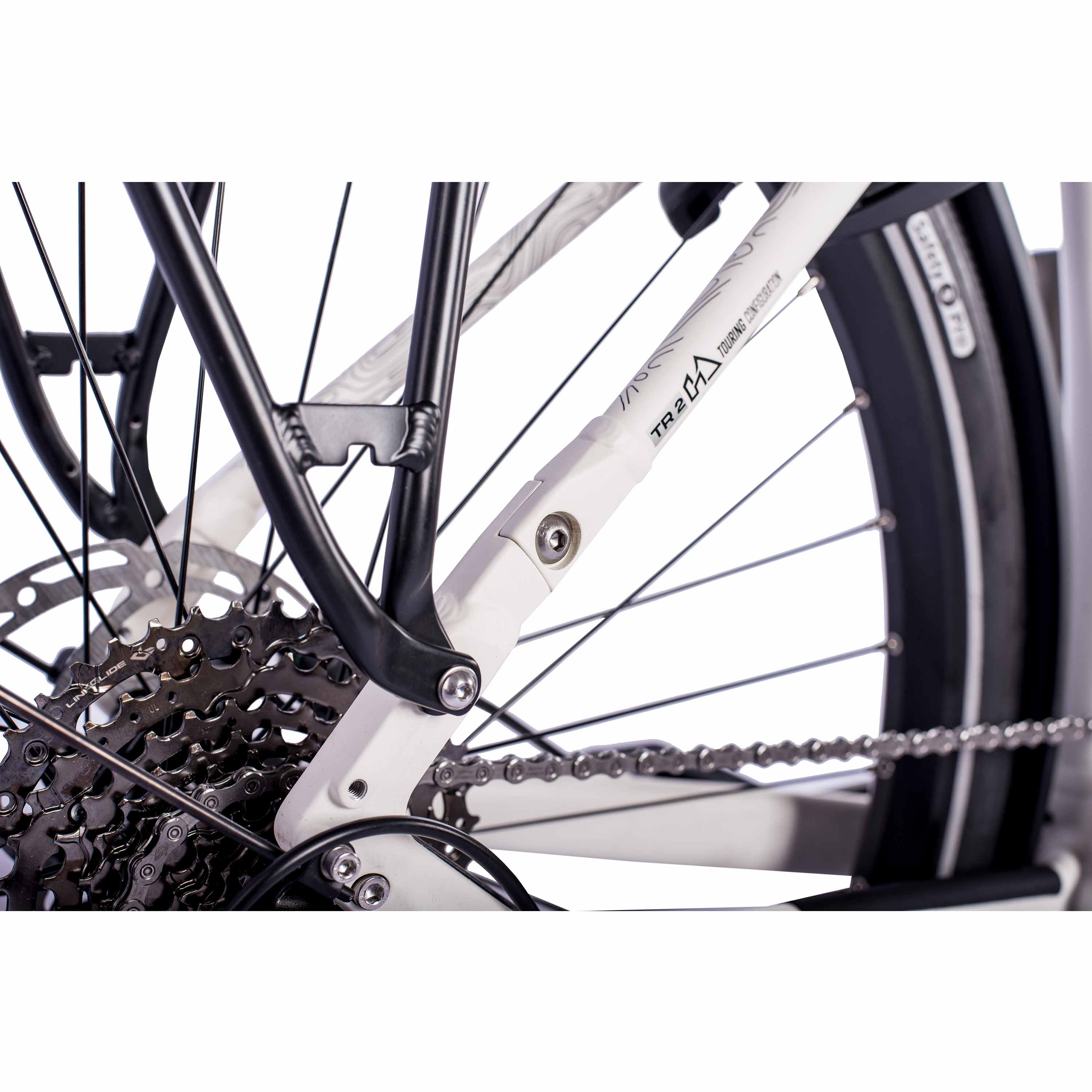 28" Women’s E-Bike Trekking Bicycle LS Wave TERRA TR2 BOSCH Performance Line PX Smart System POWERTUBE 600 Wh 10-Speed SHIMANO DEORE RD-M5130 SGS White