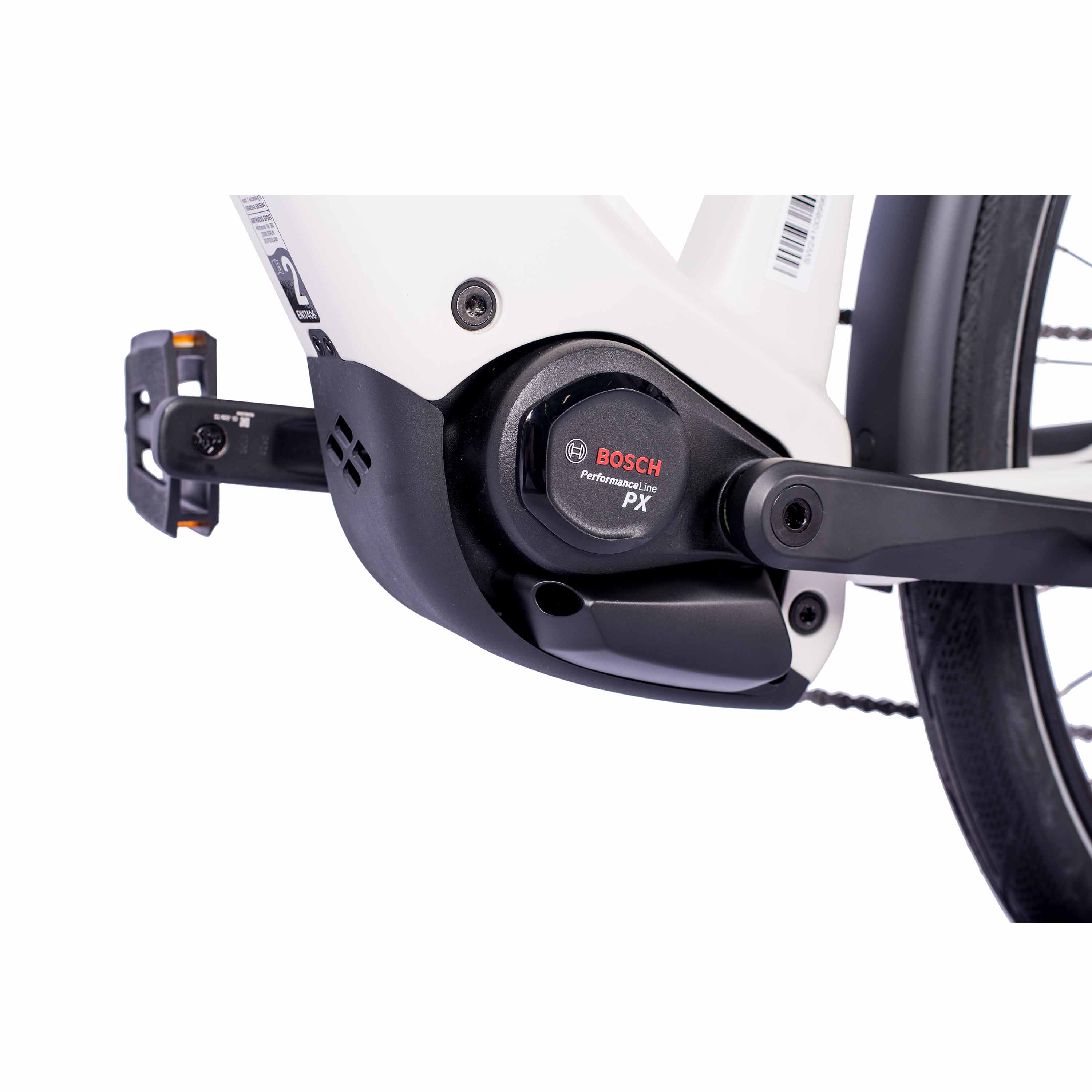 28" Women’s E-Bike Trekking Bicycle LS Wave TERRA TR2 BOSCH Performance Line PX Smart System POWERTUBE 600 Wh 10-Speed SHIMANO DEORE RD-M5130 SGS White