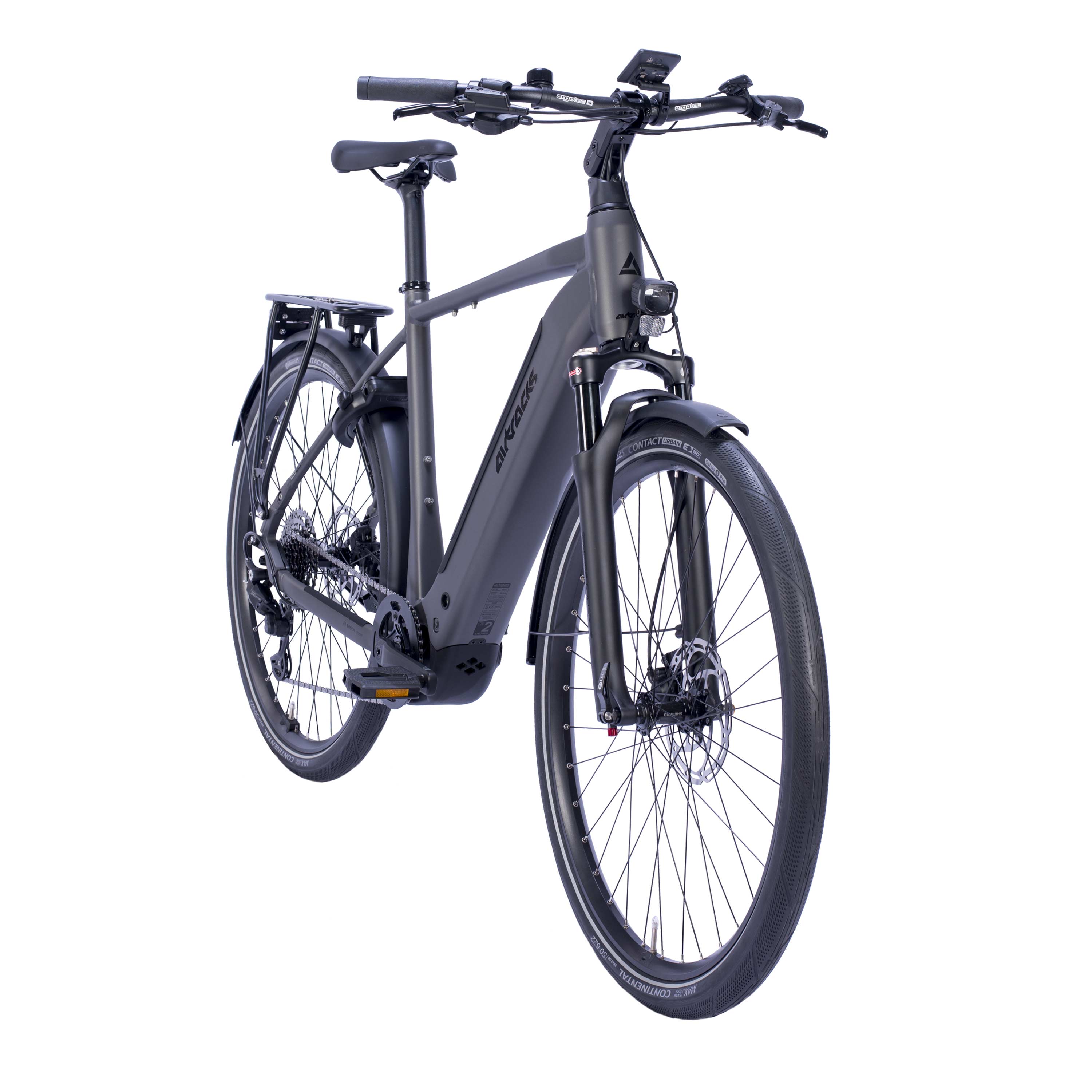 28" Herren E-Bike Trekking Fahrrad TERRA TR2 BOSCH Performance Line PX Smart System POWERTUBE 600 Wh 10 x Gang SHIMANO DEORE RD-M5130 SGS Schwarz