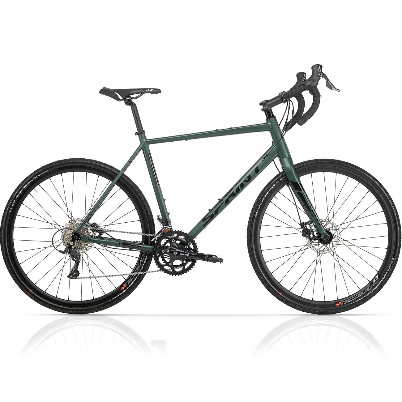 Gravel Bike da uomo 28" WHISPER ELITE MD 2 x 9 velocità SHIMANO SORA ST-R3000