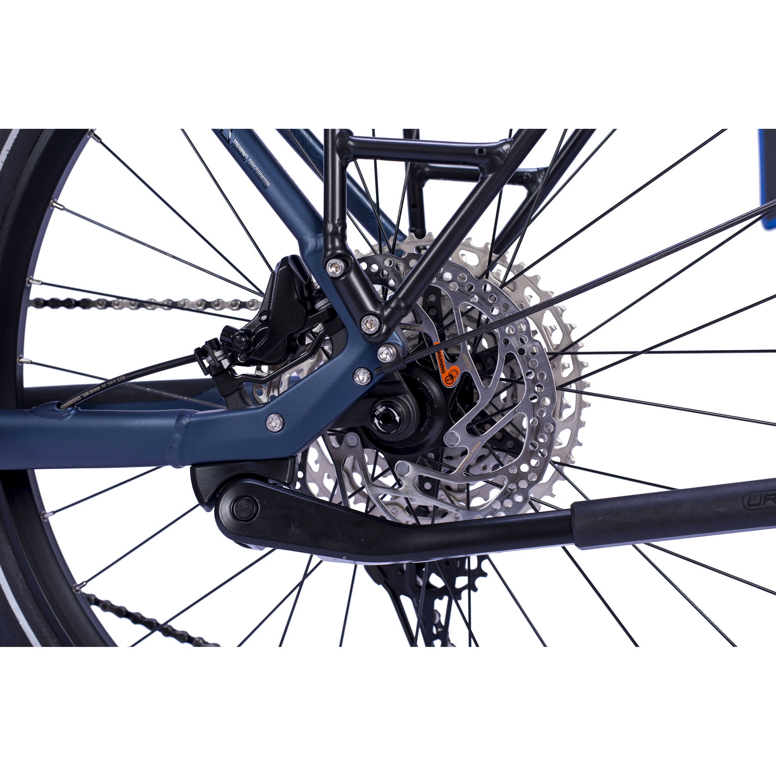 27.5" women's E-SUV MTB Wave LS TERRA CX1 BOSCH PERFORMANCE LINE PX Smart System POWERTUBE 800 Wh 12 x GANG SHIMANO XT RD-M8100 SGS Blue