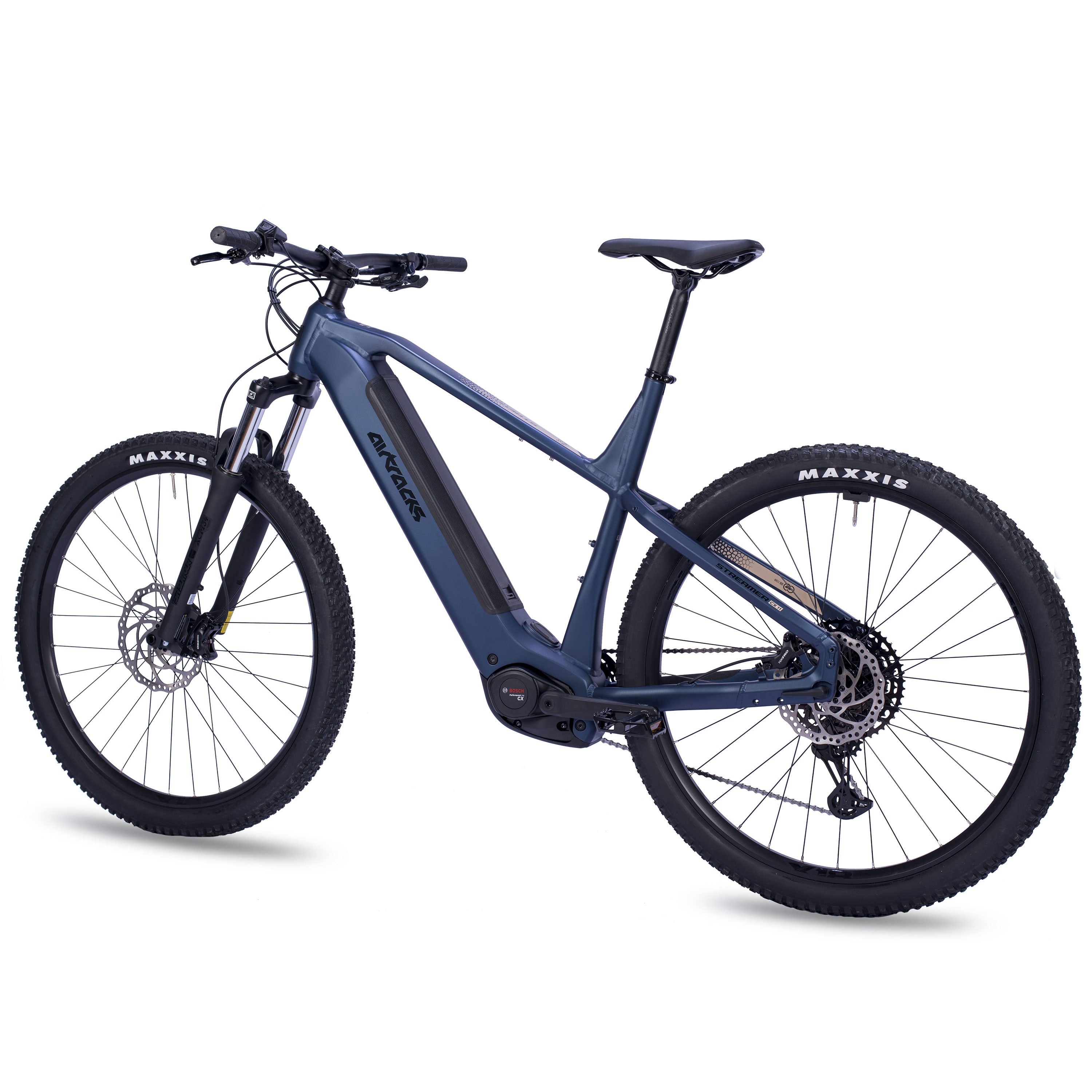 29" Heren E-MTB STREAMER CX11 BOSCH PERFORMANCE LINE CX (GEN 5) Smart System POWERTUBE 600Wh 11 versnellingen SHIMANO XT RD-M8310