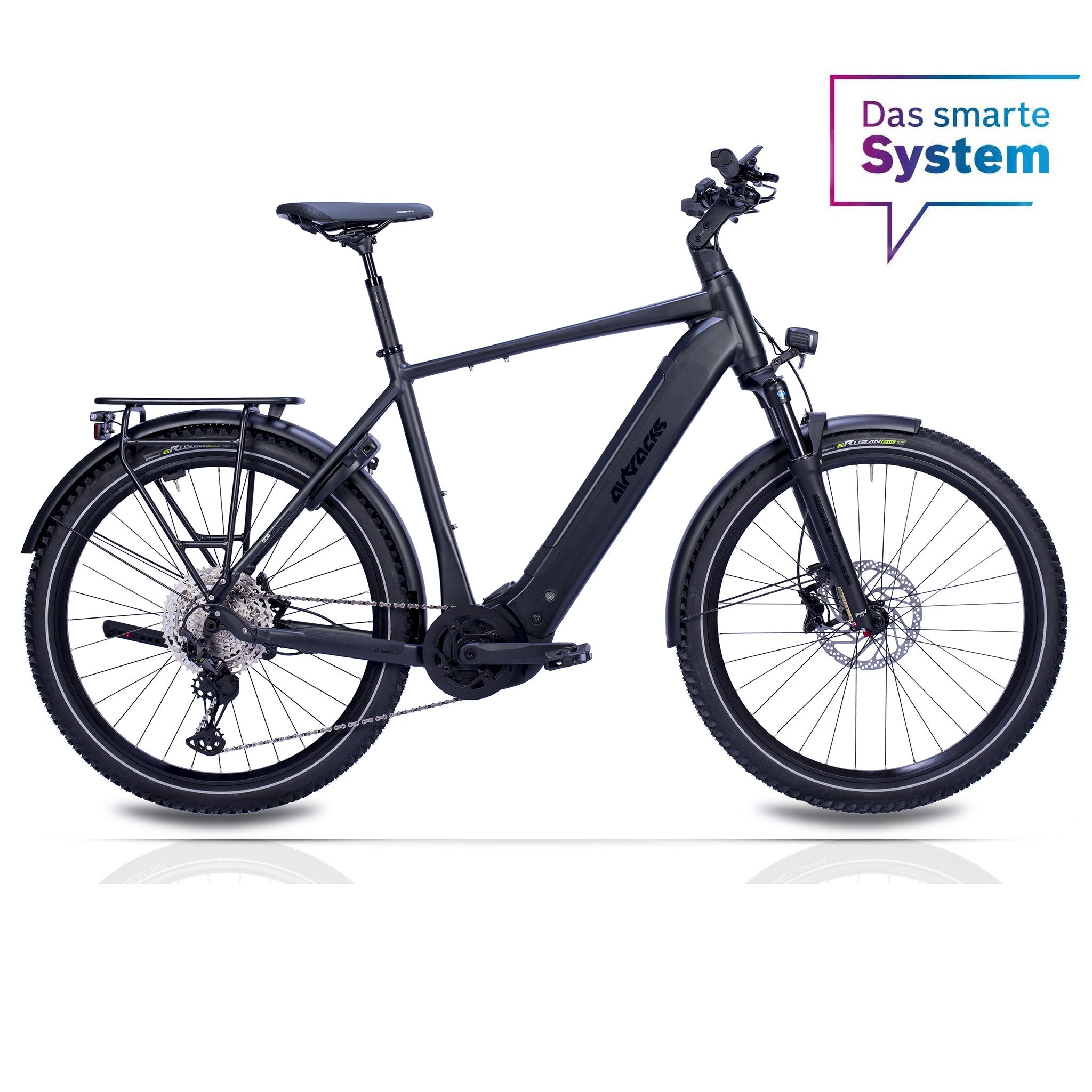 27.5" Men's E-SUV MTB TERRA CX1 BOSCH PERFORMANCE LINE PX Smart System POWERTUBE 800 Wh 12 Speed SHIMANO XT RD-M8100 SGS Black