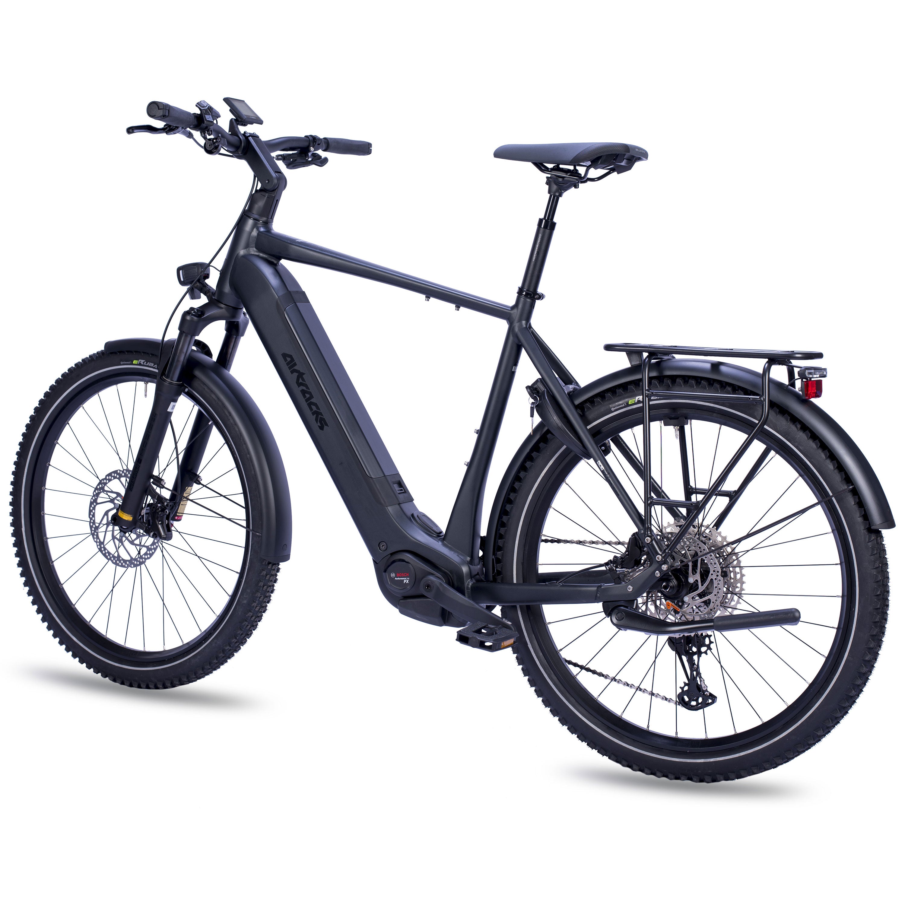27.5" Men's E-SUV MTB TERRA CX1 BOSCH PERFORMANCE LINE PX Smart System POWERTUBE 800 Wh 12 Speed SHIMANO XT RD-M8100 SGS Black