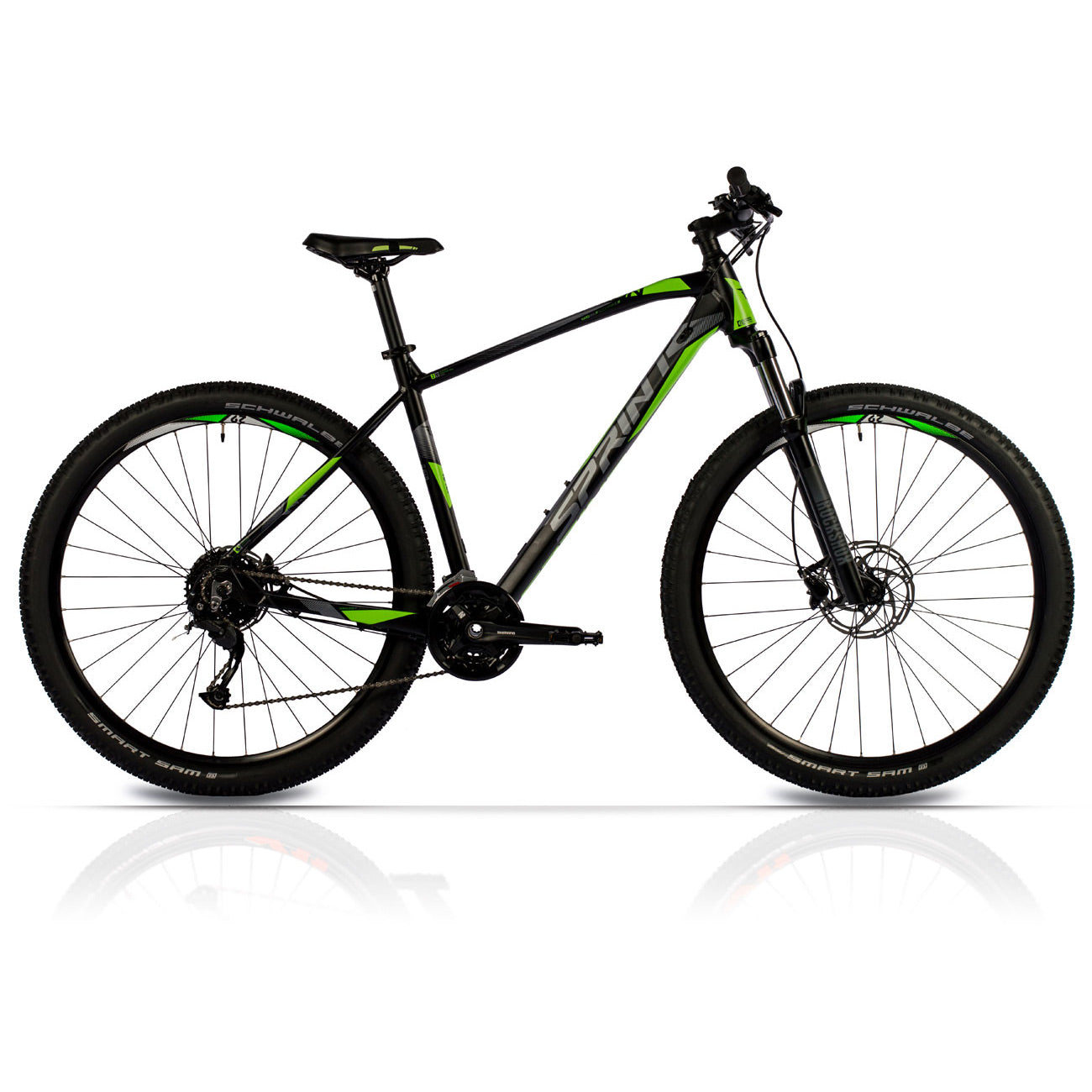 Men 27,5 Mountainbike Apolon MTB Bicycle de ricanement 27 Gear Shimano Alivio Rd-M3100, SGS S-N