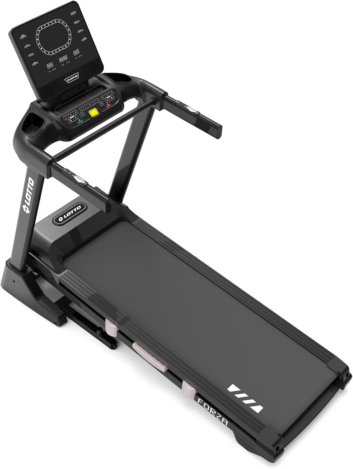 Lotto Forza loopband vouwbaar elektrisch tot 120 kg Bluetooth 1-18 km/u 140x48cm