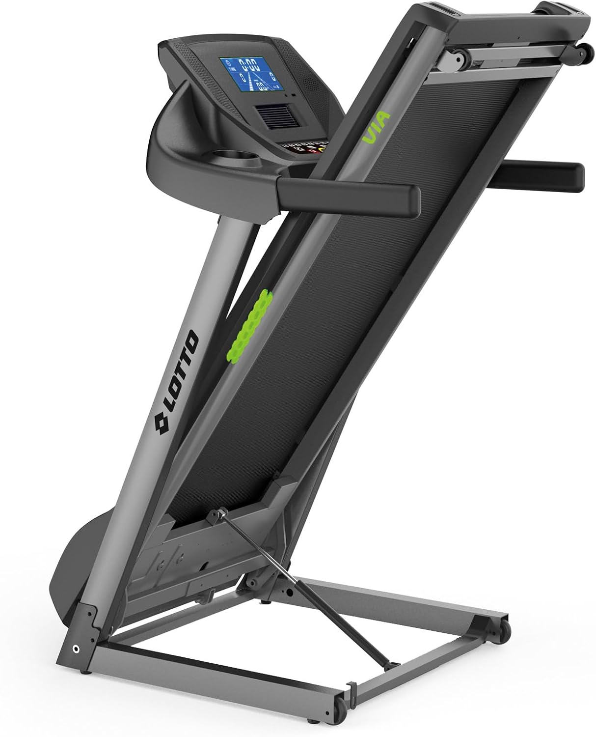 Lotto via een loopband vouwbaar elektrisch tot 100 kg Bluetooth 1-16 km/u 133x45 cm