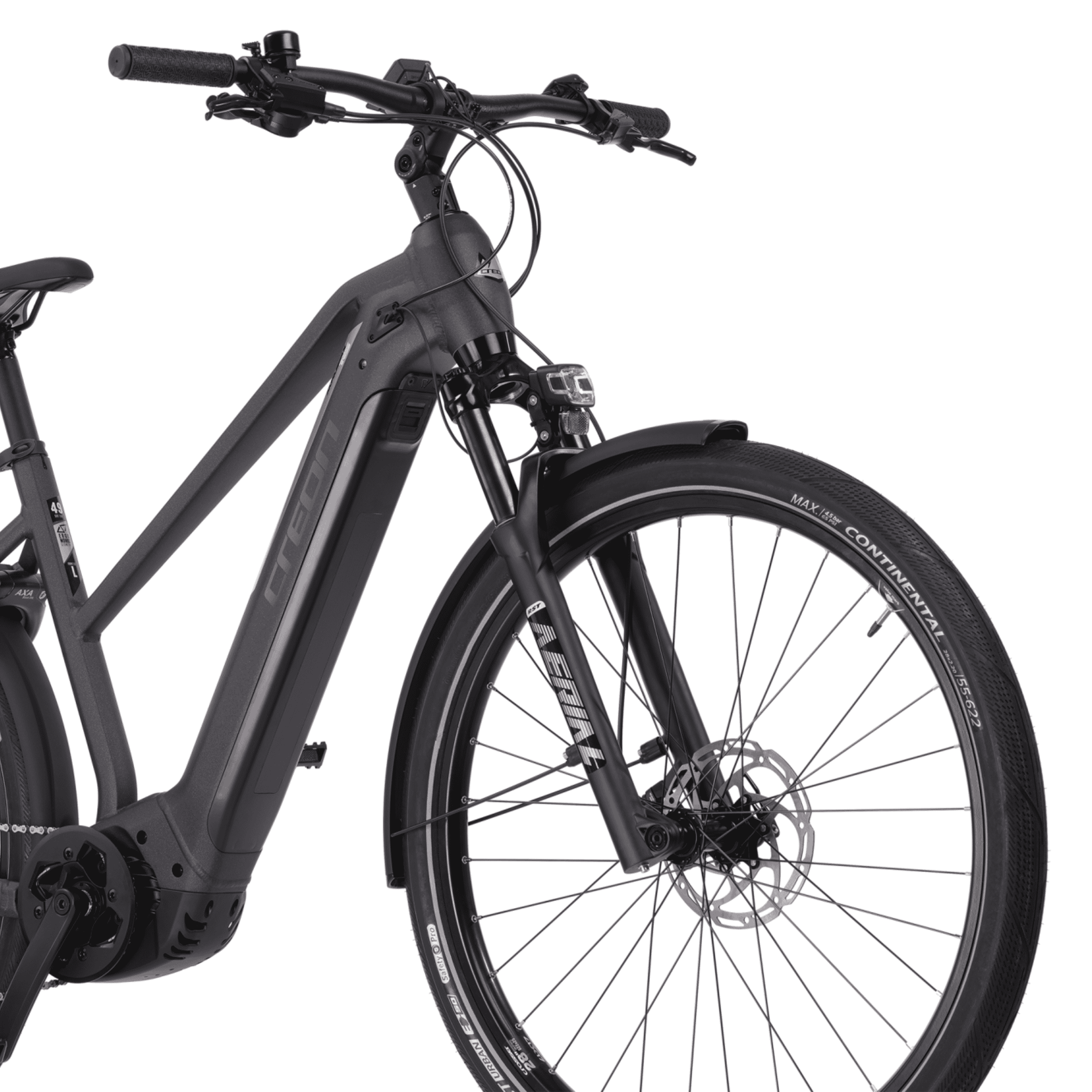 28" Damen E-Bike Trekking Fahrrad MAVERIX TR5 BOSCH Performance Line CX Smart System POWERTUBE 750 Wh 11s SHIMANO DEORE RD-M5120 SGS