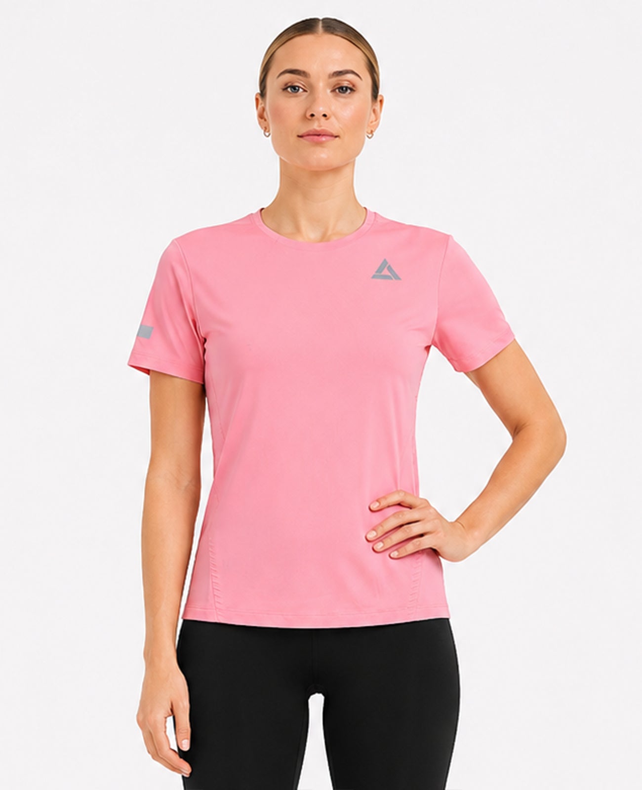 Dames functioneel hardloopshirt korte mouw Pro Line Peony