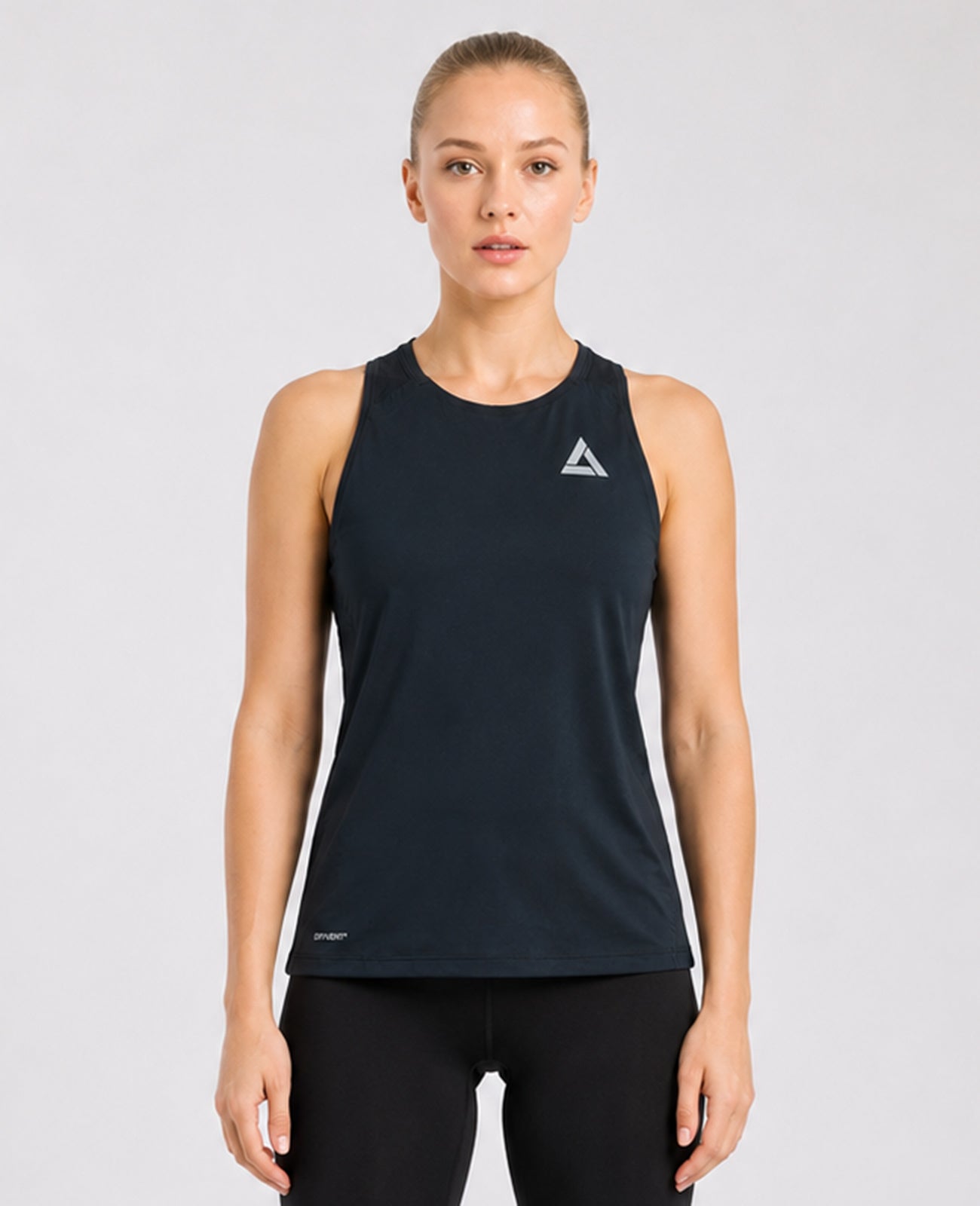 Dames functioneel hardloopshirt mouwloos korte mouw Pro Line zwart