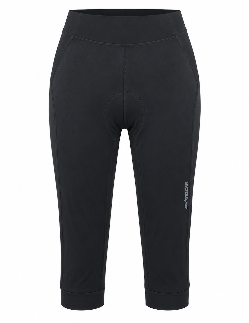 Dames fietsshort 3-4 lang Pro Line zwart set product Setprodukt