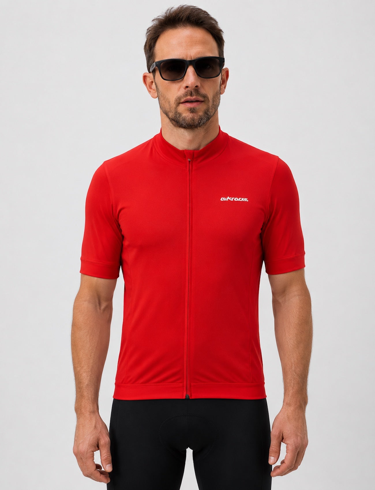 Jersey de vélo pour hommes courte Air Air Tech II Red