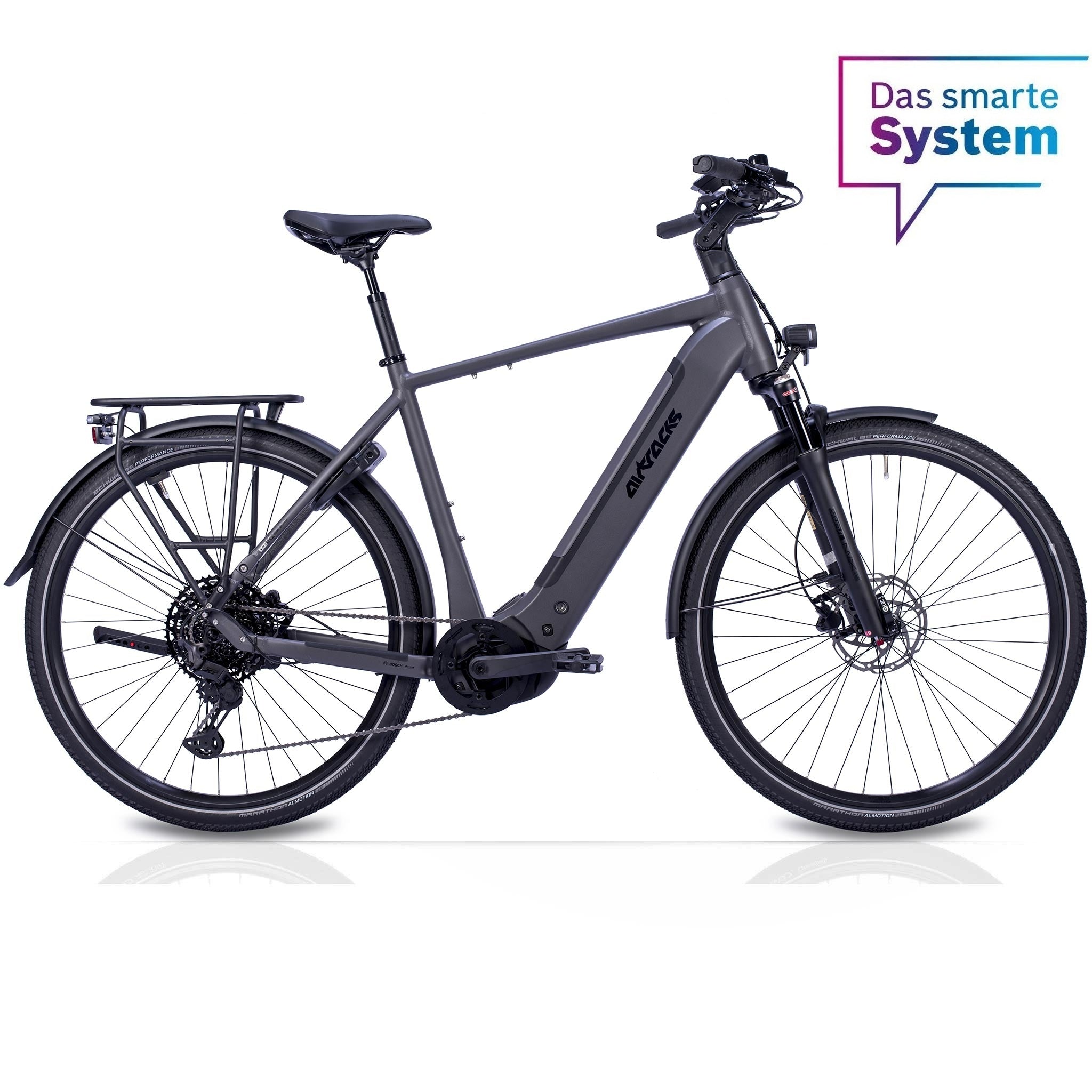 28" Vélo électrique trekking homme TERRA TR1 BOSCH Performance Line PX Smart System POWERTUBE 800 Wh 11-vitesses SHIMANO XT RD-M8130 SGS