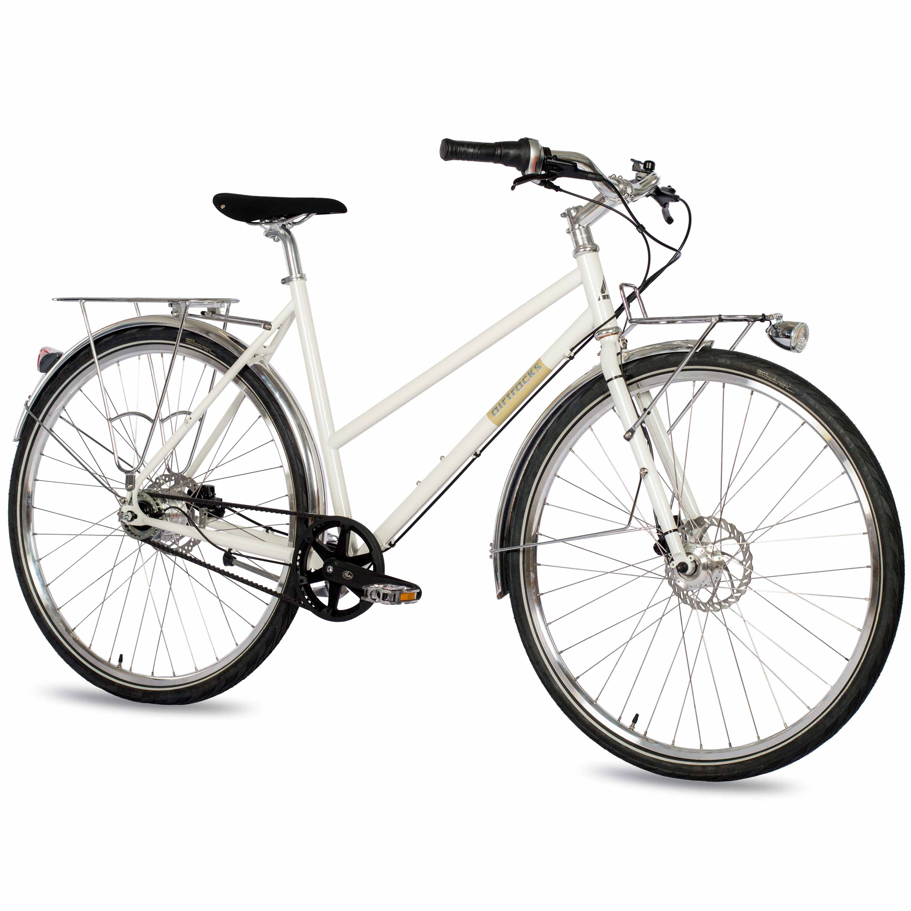 28" Bicicletta urbana da donna STREET CrMo GATES CARBON DRIVE BELT Shimano 7