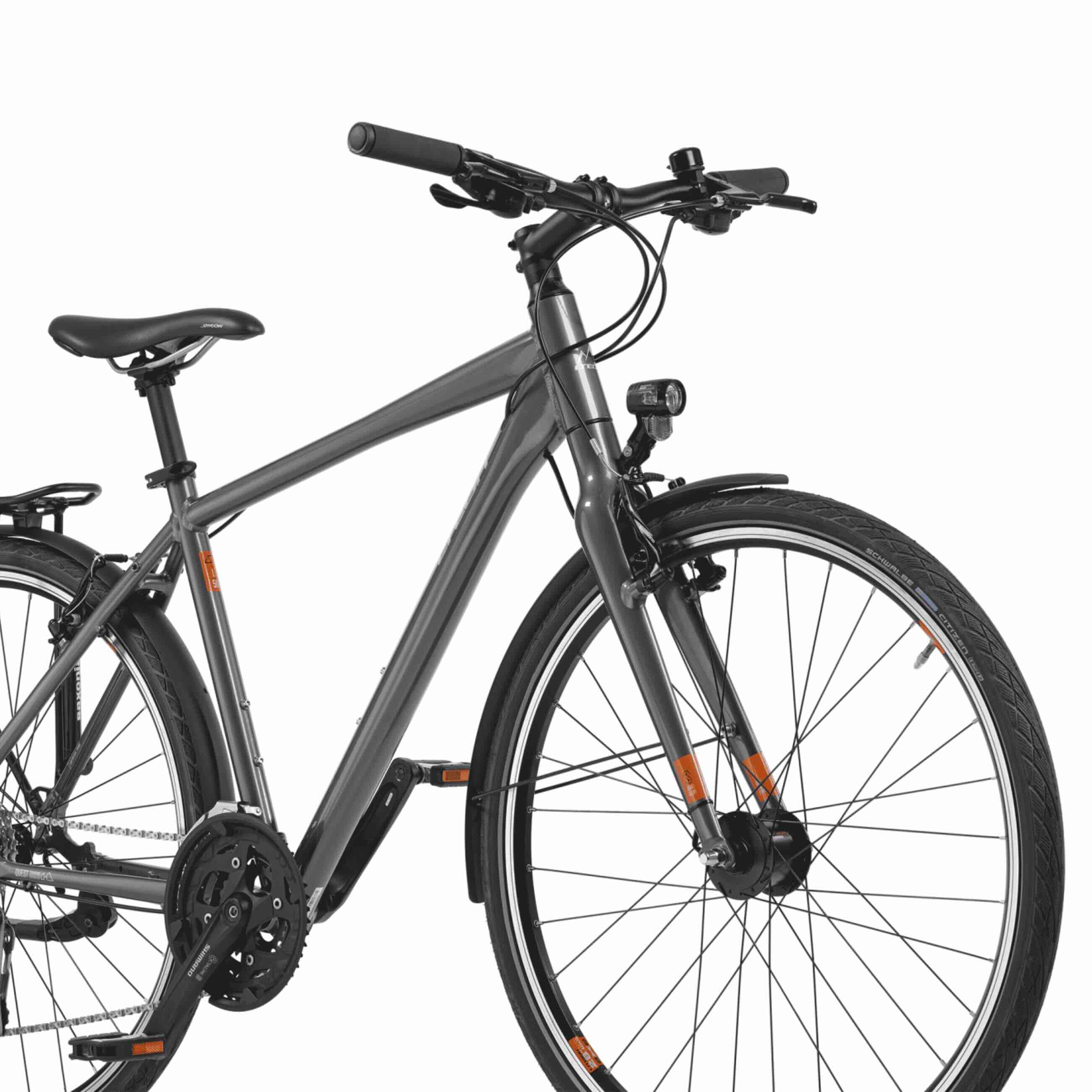 28" Trekkingfiets voor heren QUEST VB GENT Trekkingfiets Shimano 24 x versnelling SHIMANO ALIVIO RD-T4000 SGSL
