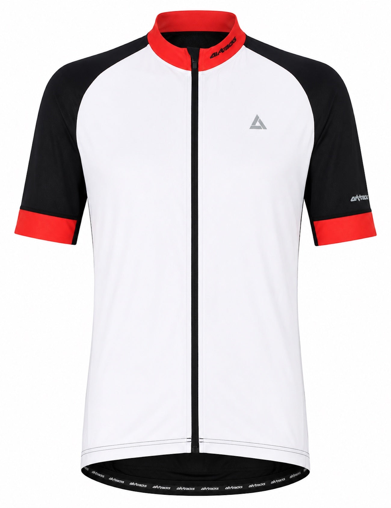Bicycle pour hommes maillot court -served par ligne blanc blanc rouge