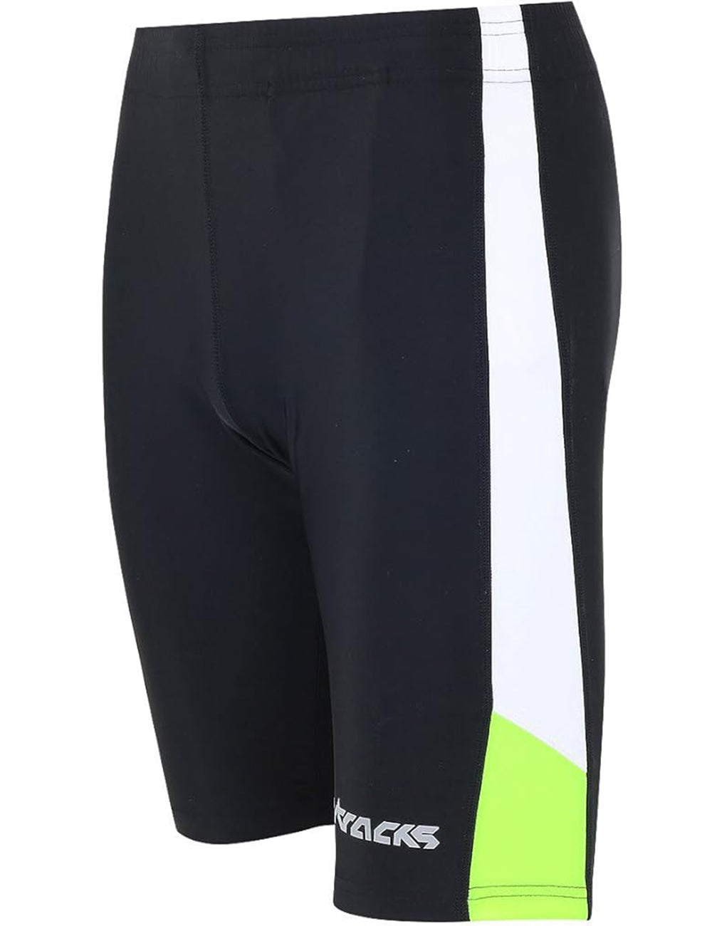 Heren loopbroek kort zwarte neon