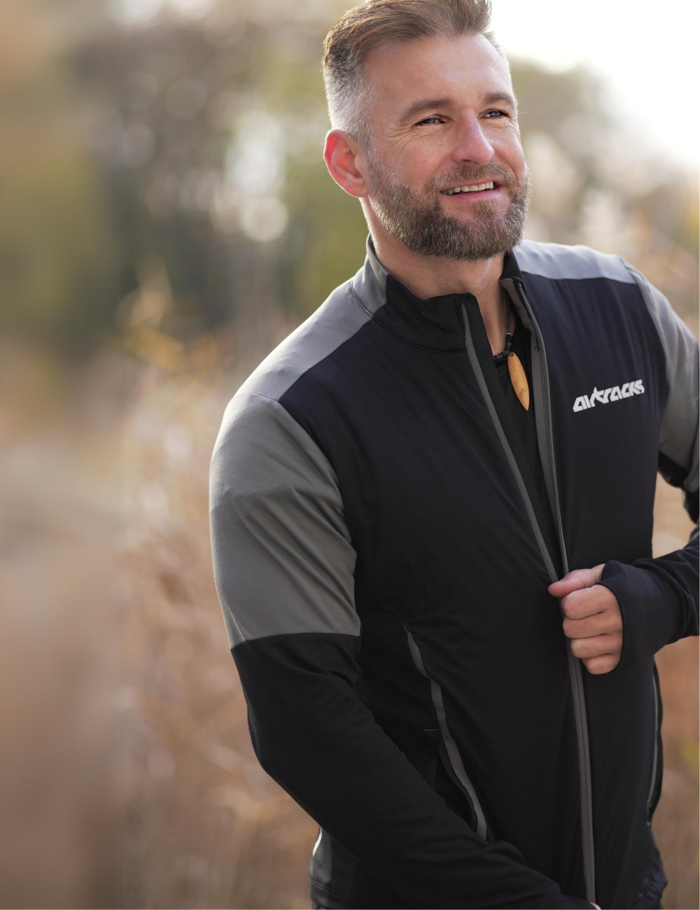 Uomini inverno il set di thermo in esecuzione + team di pantaloni che corre per