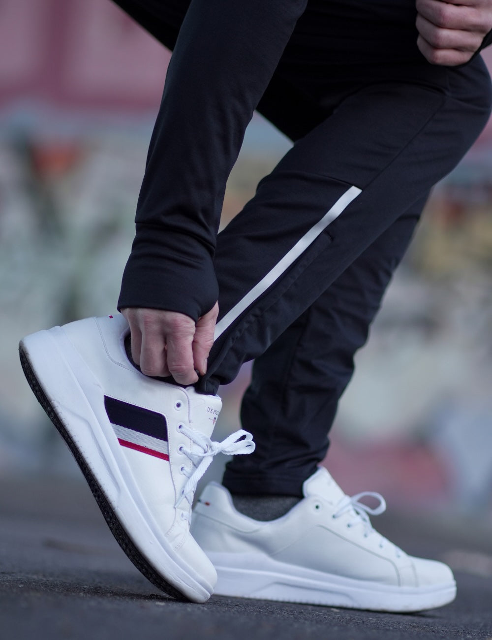 Uomini inverno il set di thermo in esecuzione + team di pantaloni che corre per