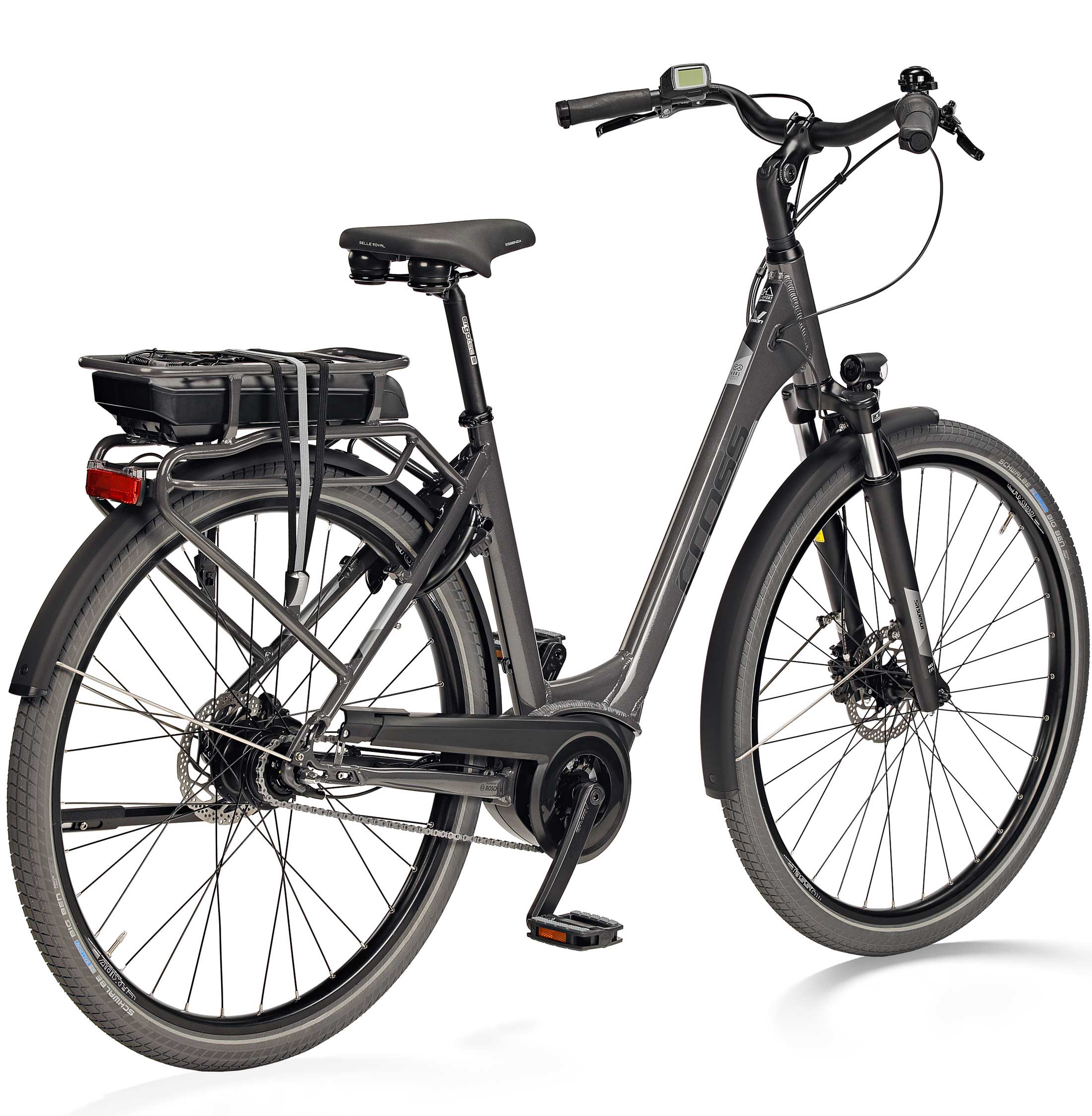 28" Bicicleta eléctrica para mujer SHIMANO STEPS E-5000 City LS, bicicleta de ciudad wave, 7 marchas, SHIMANO NEXUS