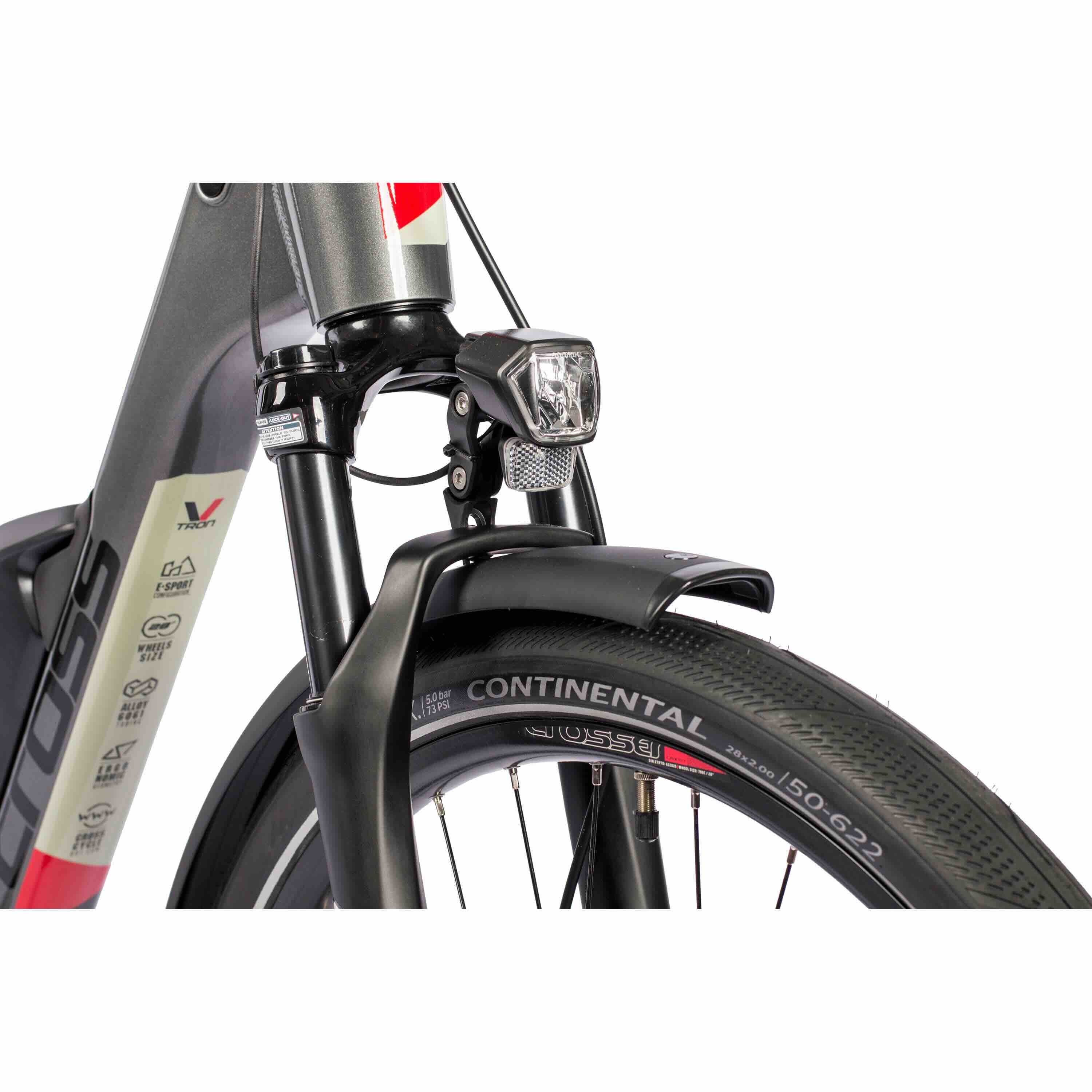 28 inch men's e-bike trekking bicycle V-tron Bosch Active Plus Line Gen3 500WH 10S Shimano Deore