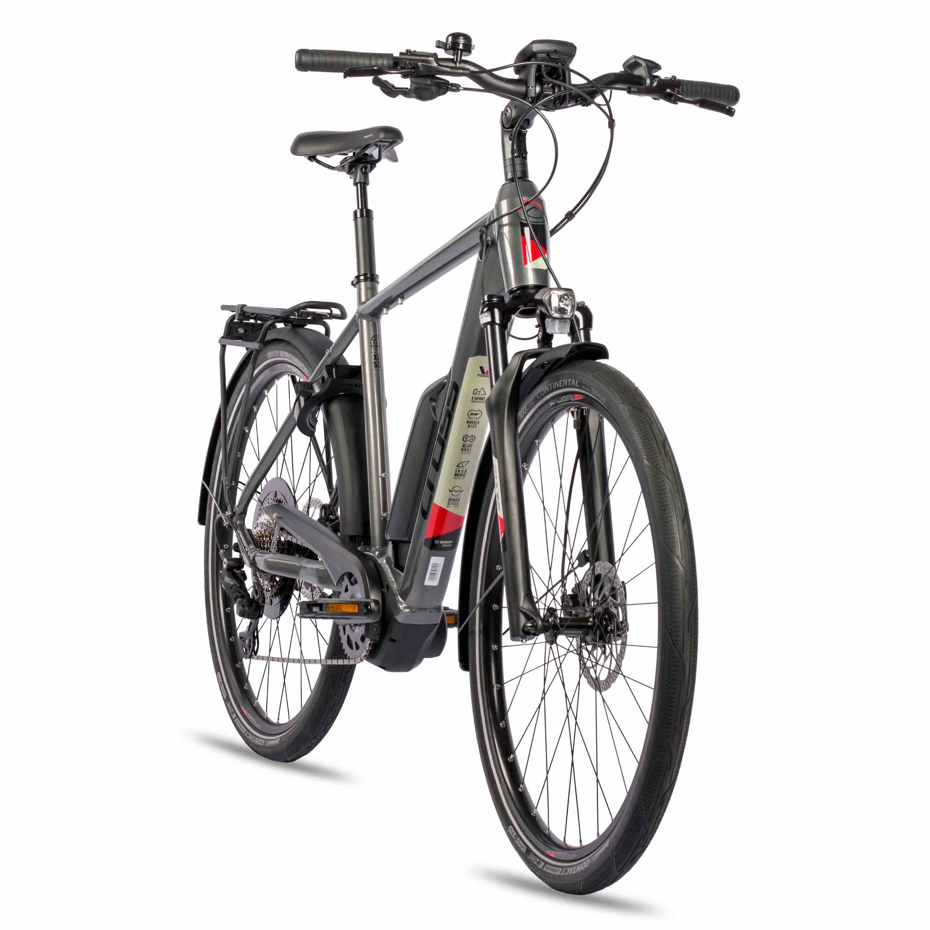 28 inch men's e-bike trekking bicycle V-tron Bosch Active Plus Line Gen3 500WH 10S Shimano Deore