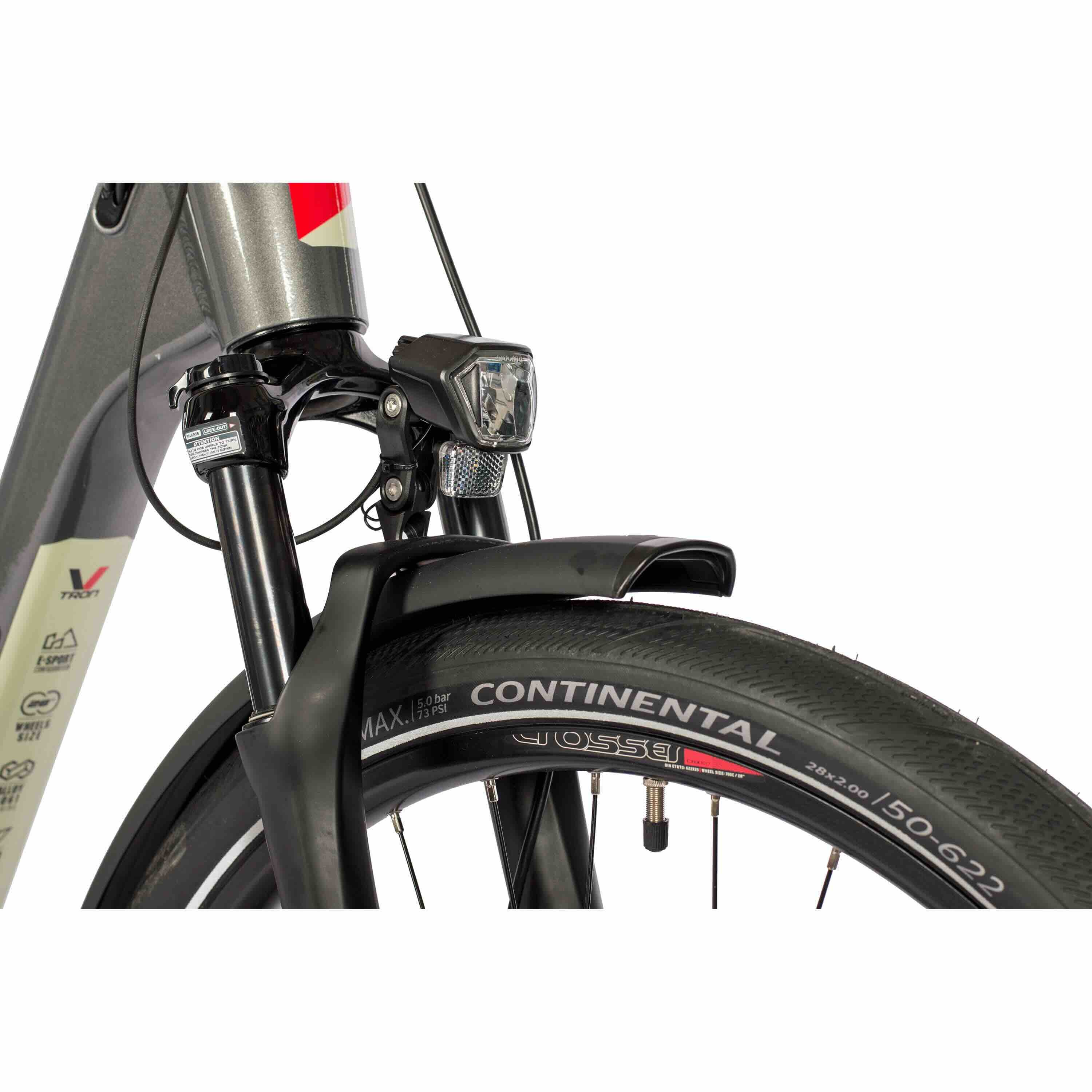 28" Bicicletta da trekking elettrica LS WAVE V-Tron BOSCH ACTIVE PLUS LINE 500Wh 10s SHIMANO DEORE