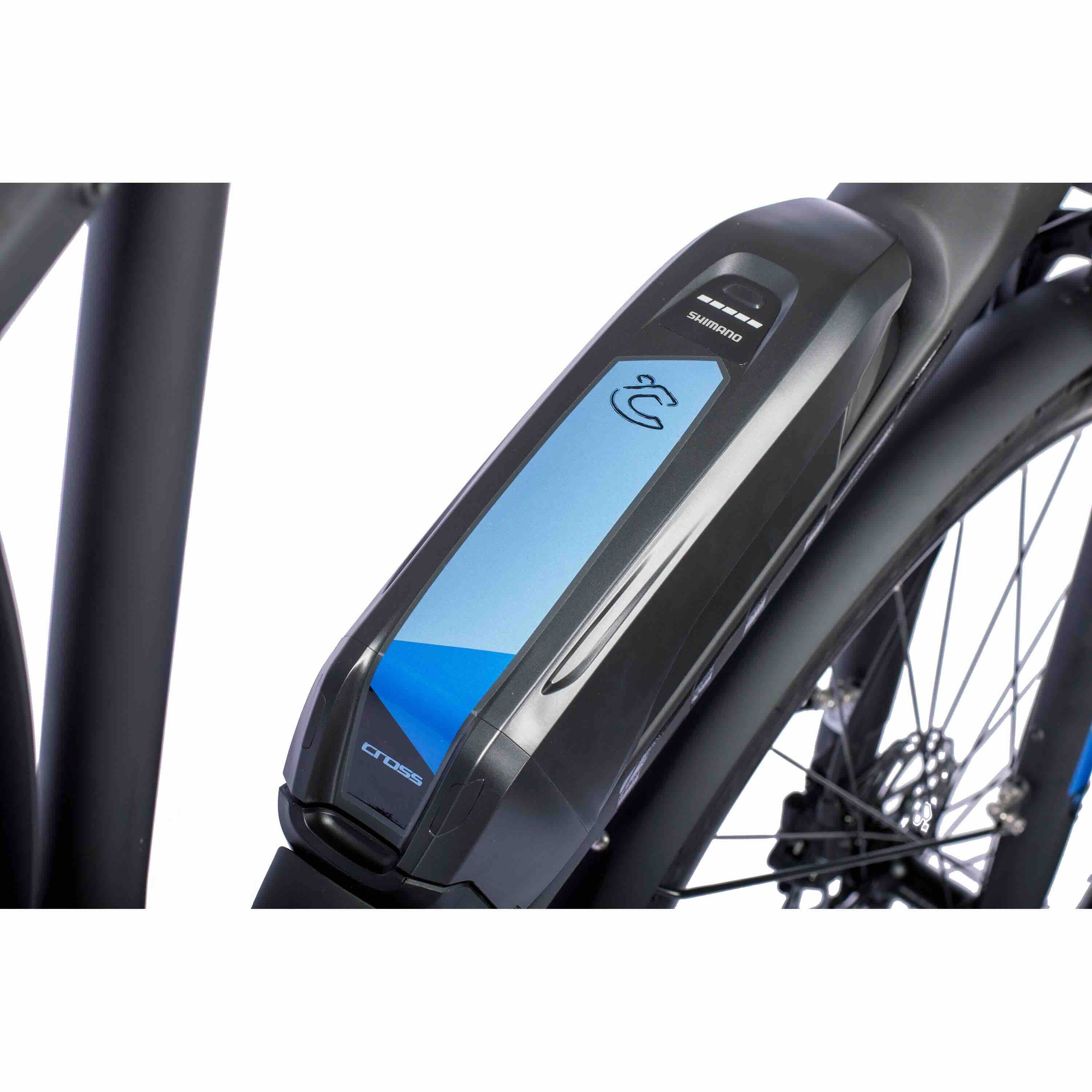 28" Herren E-Bike Trekking Fahrrad V-TRON SHIMANO STEPS E-5000 418 Wh 9 x GANG SHIMANO RD-T3000 - B-WARE