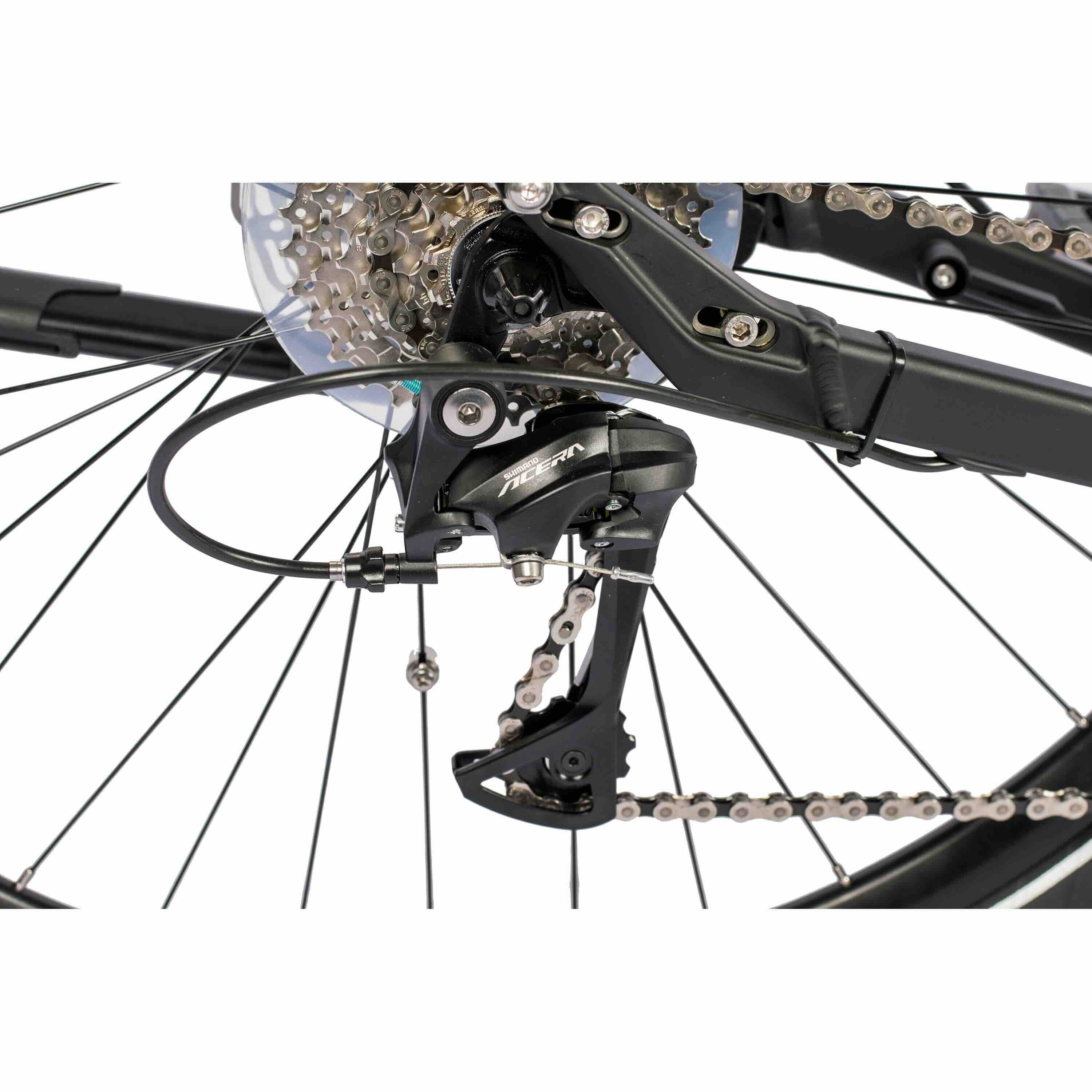 28" Bicicleta eléctrica de trekking para mujer V-TRON SHIMANO STEPS E-5000 418 Wh 9 marchas SHIMANO RD-T3000
