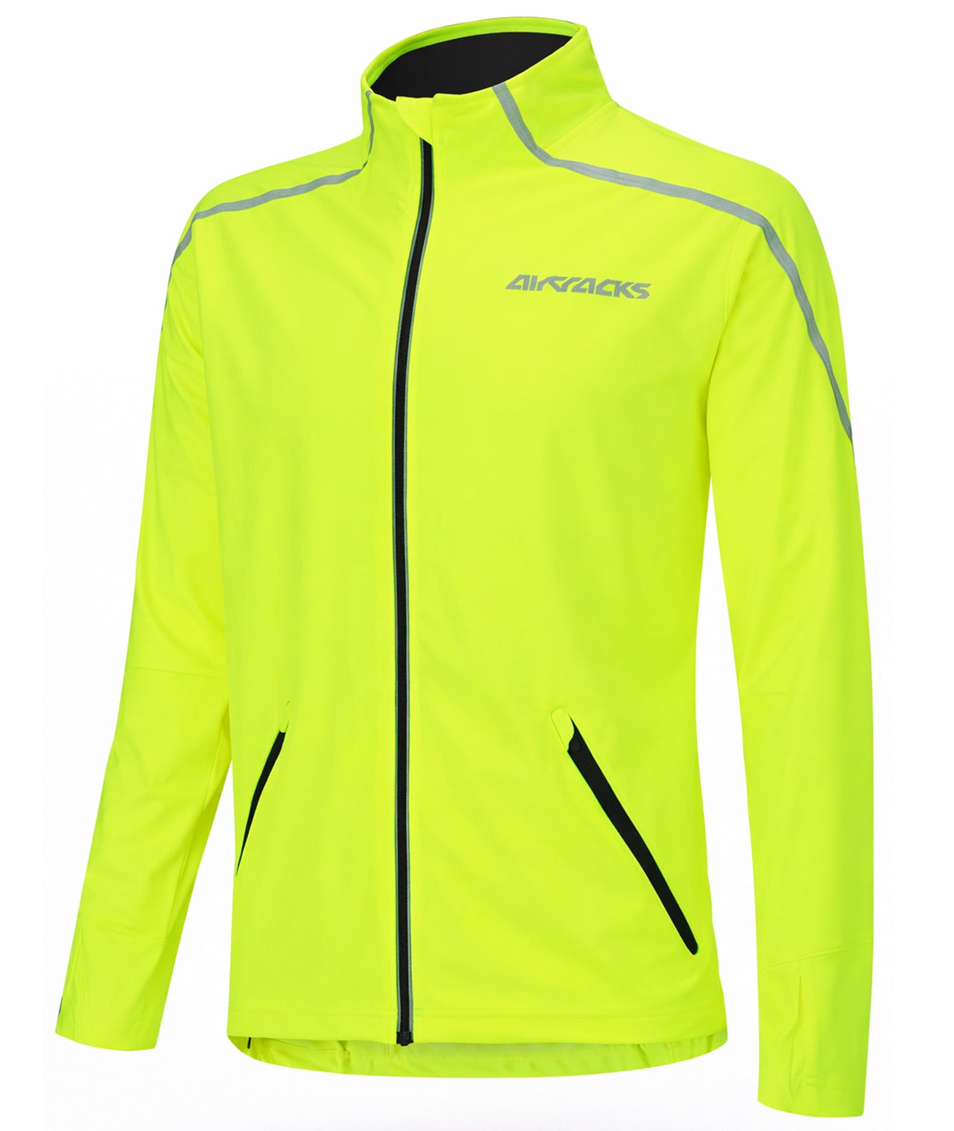 Men's thermal bike jacket - running jacket Air Tech Neon
