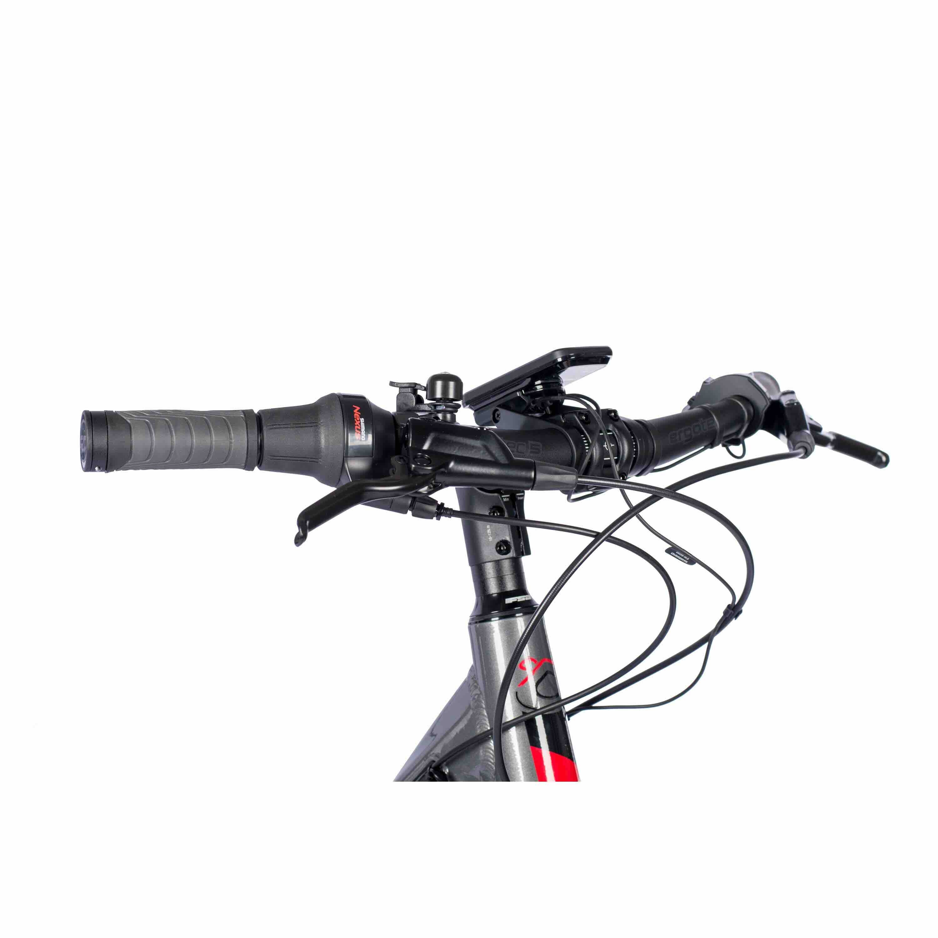 28 pollici di biciclette e-bike in bicicletta LS Wave X-Tron SR2 Shimano Passi E-5000 418Wh 5 Gear Shimano Nexus Inter