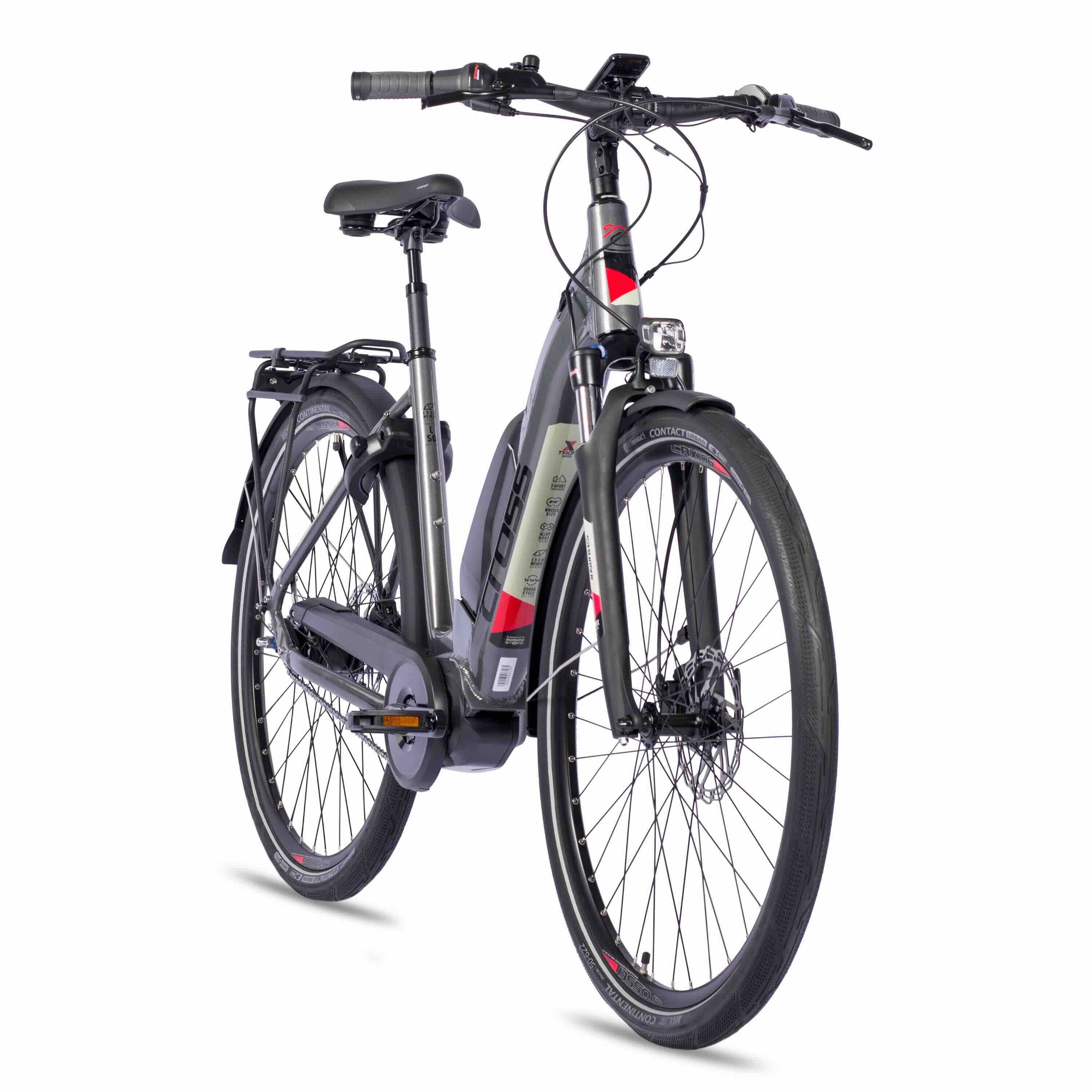 28 pouces E-Bike City Bicycle LS Wave X-tron Sr2 Shimano Stepps E-5000 418Wh 5 Gear Shimano Nexus inter interter