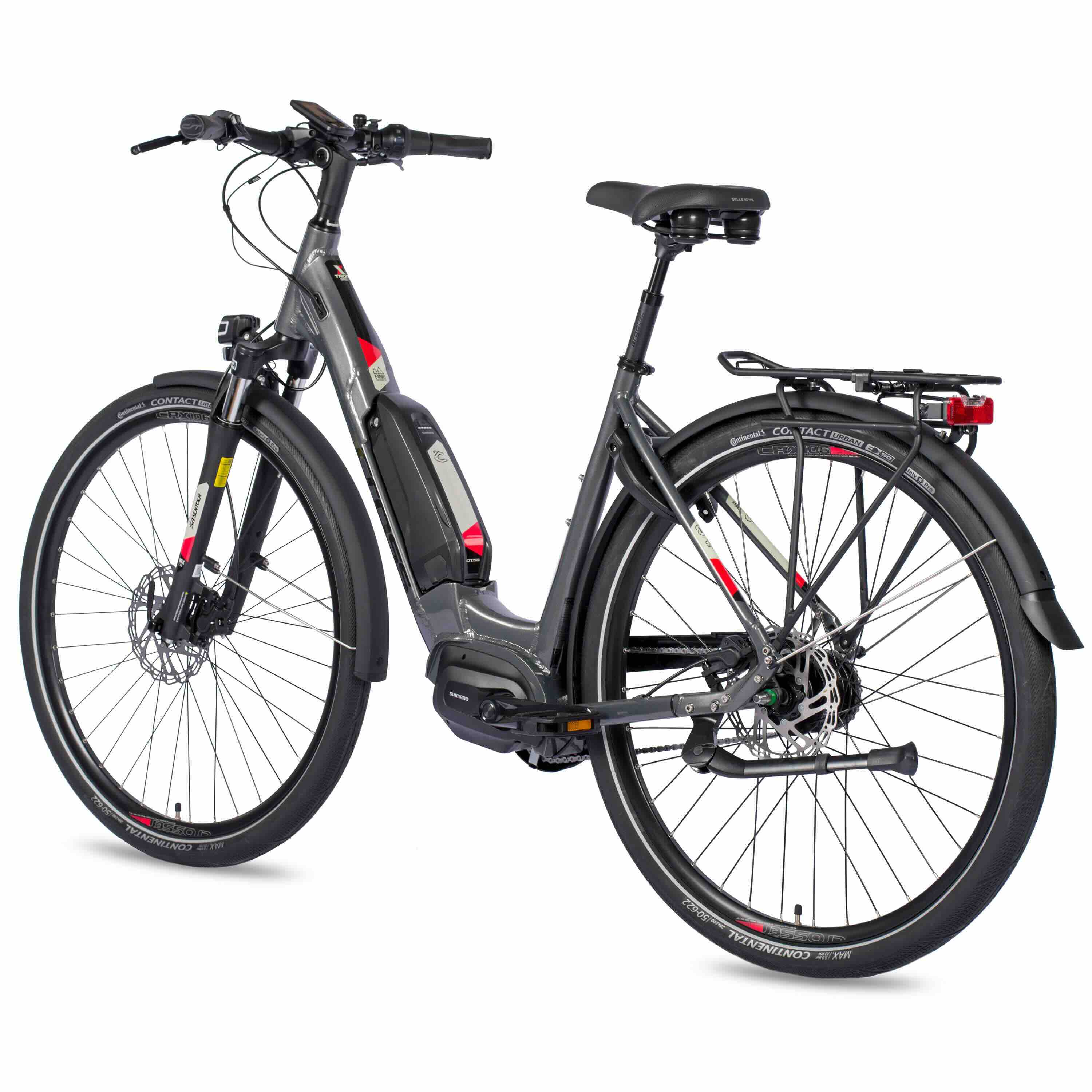 28 pouces E-Bike City Bicycle LS Wave X-tron Sr2 Shimano Stepps E-5000 418Wh 5 Gear Shimano Nexus inter interter