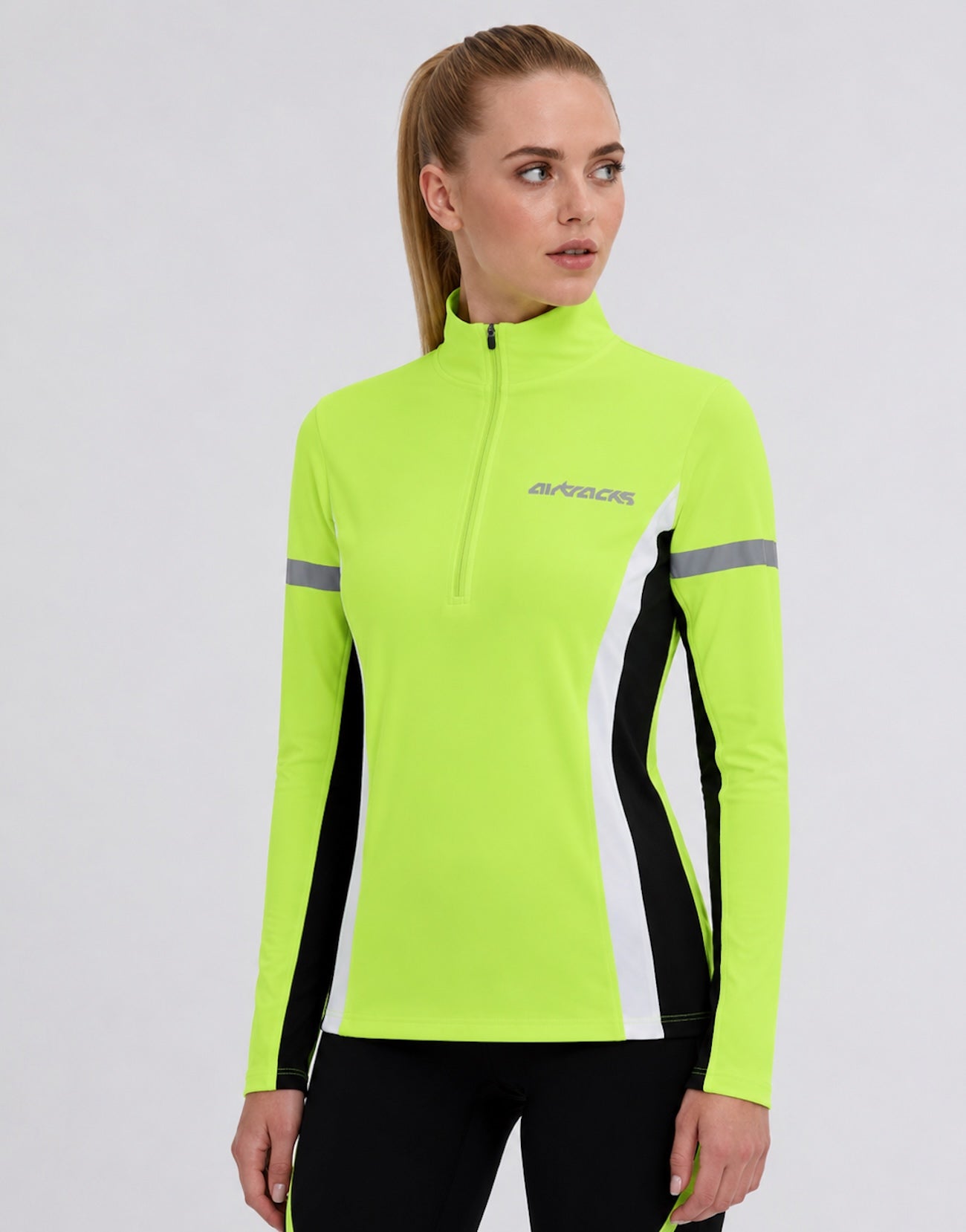 Mado Thermo Functional Running Shirt Langarm Neon