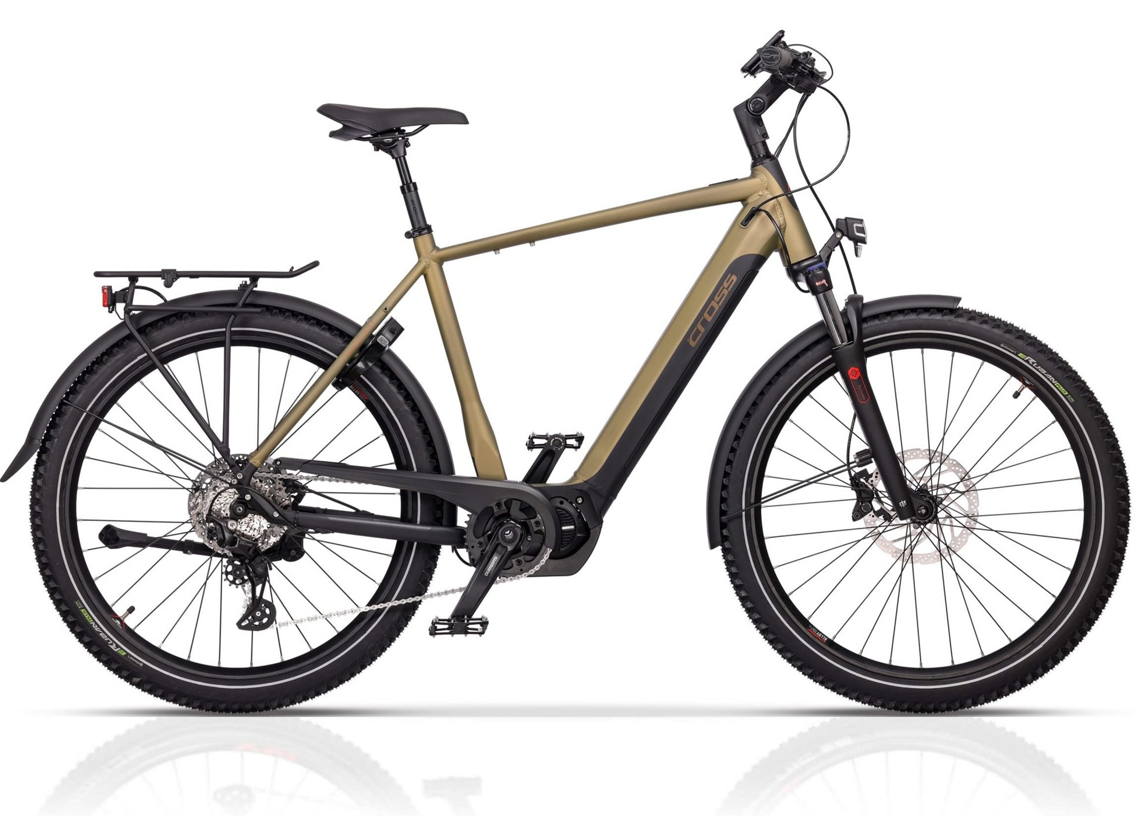 27,5" E-Bike Herren SUV Trekking Fahrrad eAdventure 12.5 City Bike SHIMANO STEPS E 7000 630 Wh 10 x Gang SHIMANO DEORE RD-M5130 SGS