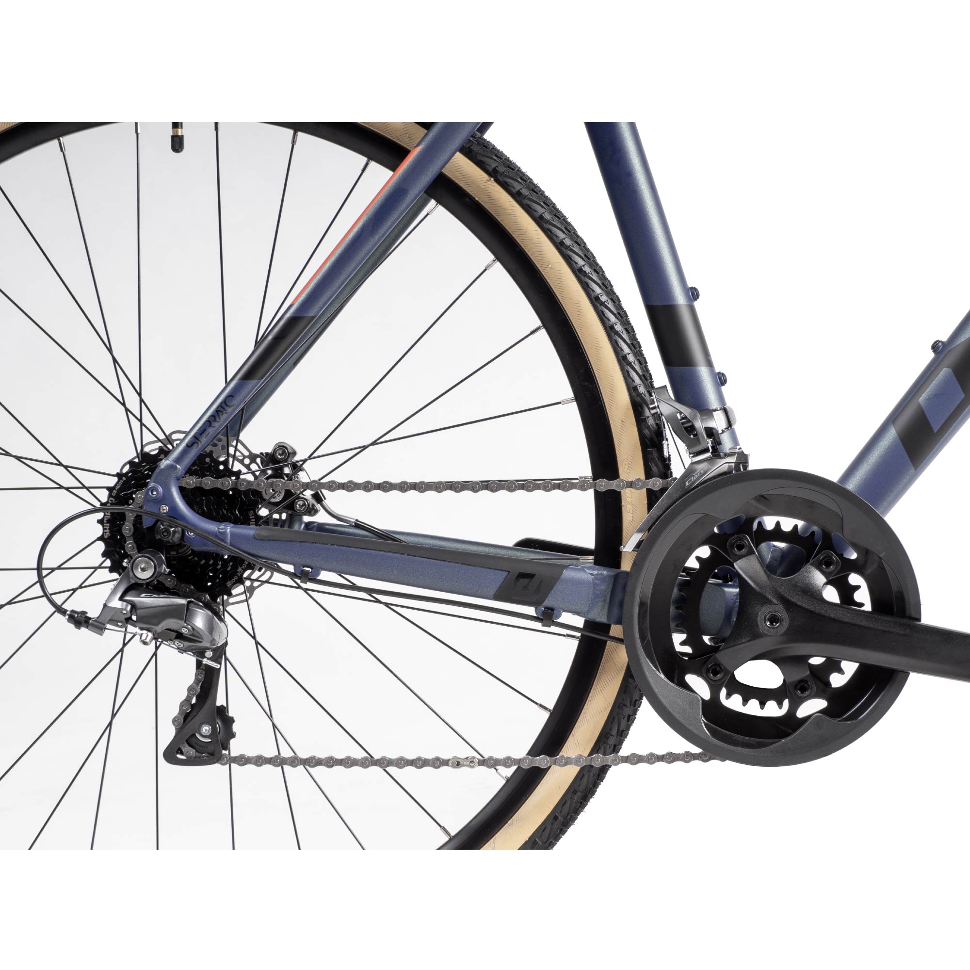 28" heren gravelbike STERRATO 3.0 Shimano CLARIS R2000 2 x 8 versnellingen