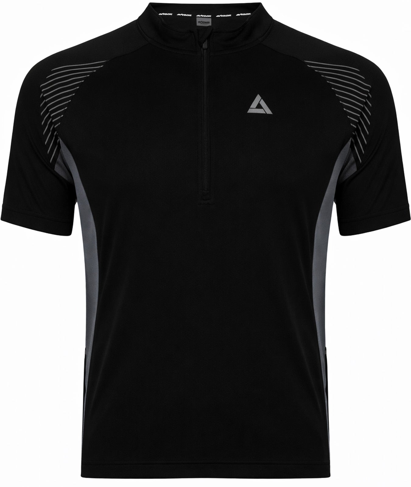 Fietsjersey voor heren met korte mouwen fietsen jersey Team II Black-Gray