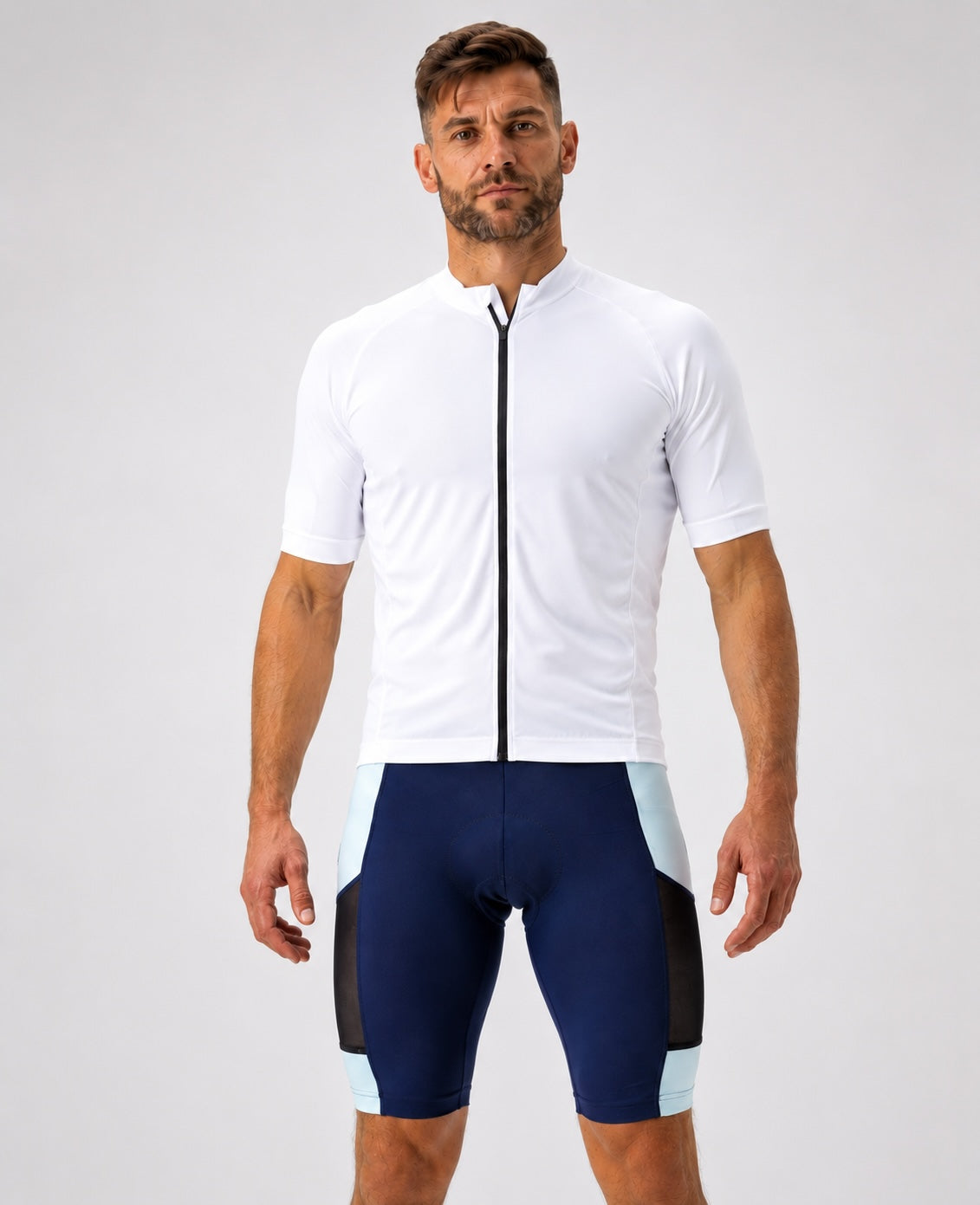 Heren hardlooplegging kort Pro Team marineblauw