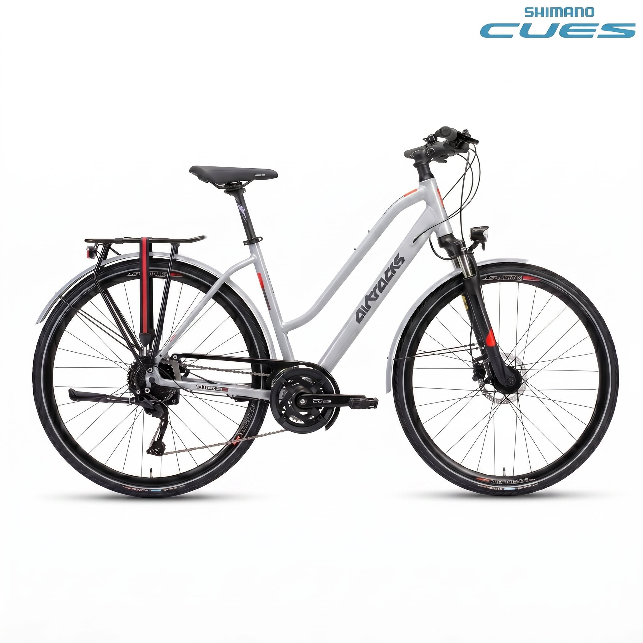 28" Vélo de trekking femme TR.2845L 2 x 9 vitesses SHIMANO CUES RD-U3020-9