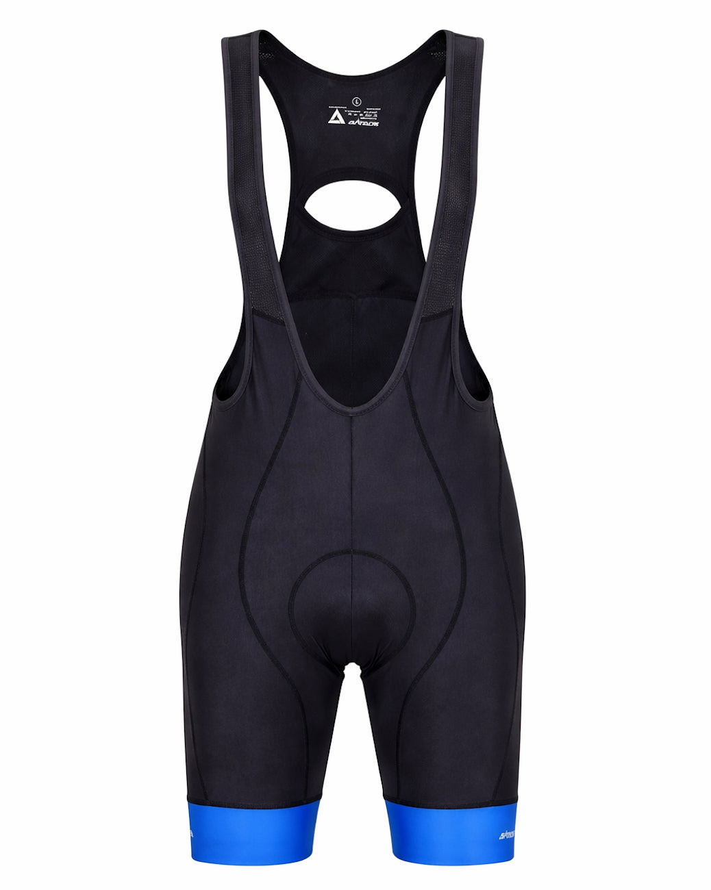 Pantalones de bicicleta para hombres pantalones cortos de bicicleta con correas Pantalones portadores Línea de confort azul