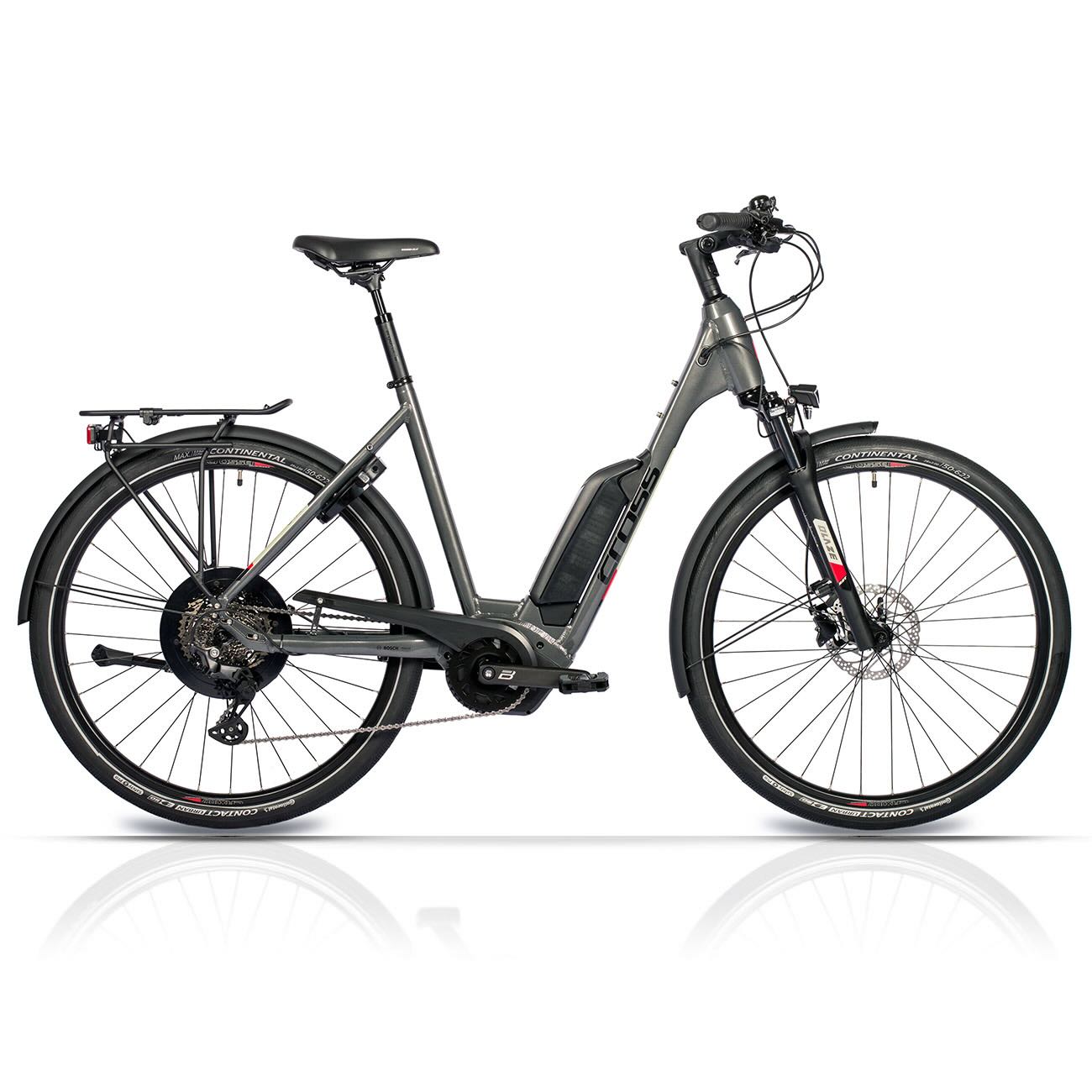 Bicycle de randonnée de vélo électrique 28 pouces LS Wave V-Tron Bosch Active Plus ligne Gen3 500Wh 10S Shimano Deore