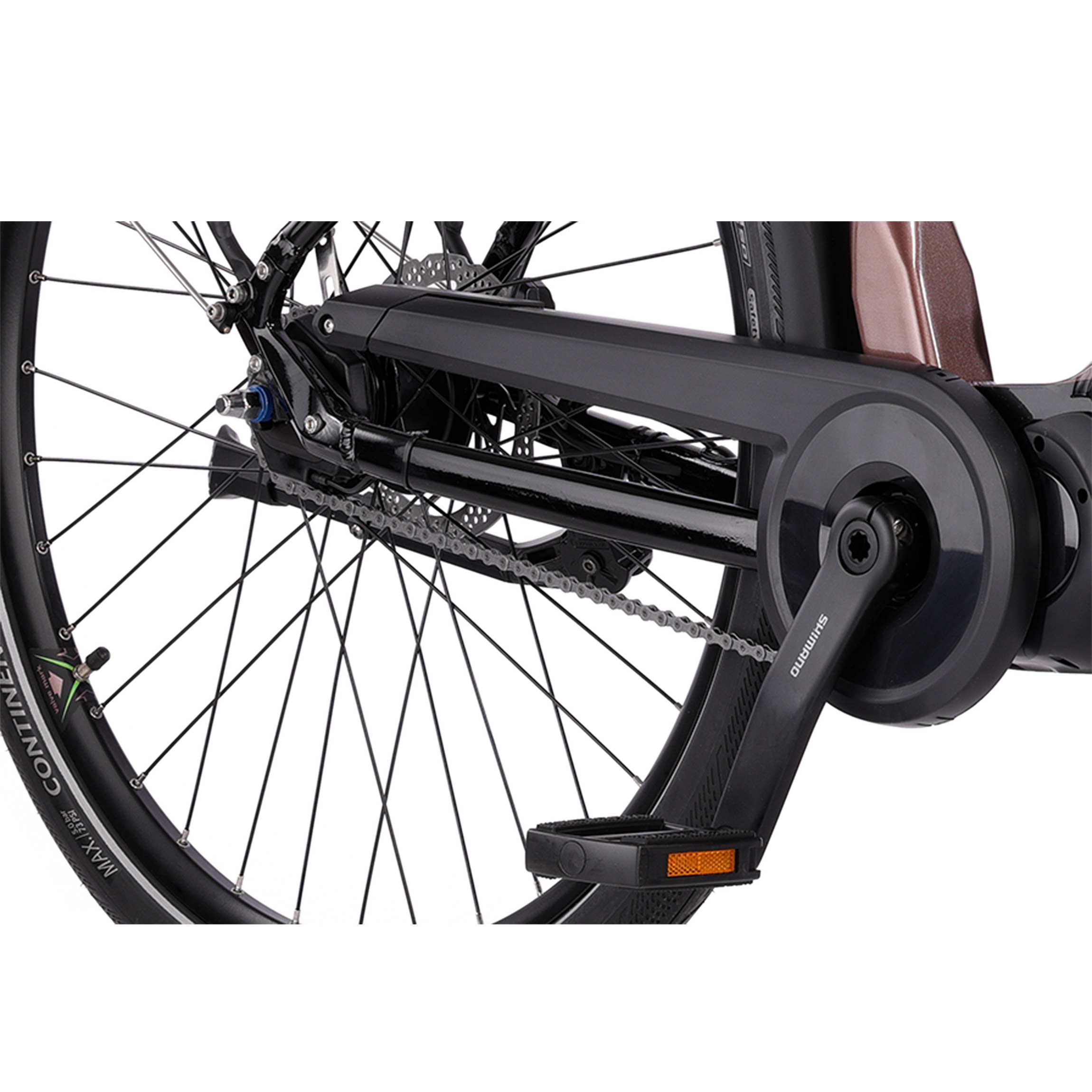 28" dames e-bike stadsfiets e-TOURING 11.7 SHIMANO STEPS E6100 504 Wh SHIMANO NEXUS Inter 5 