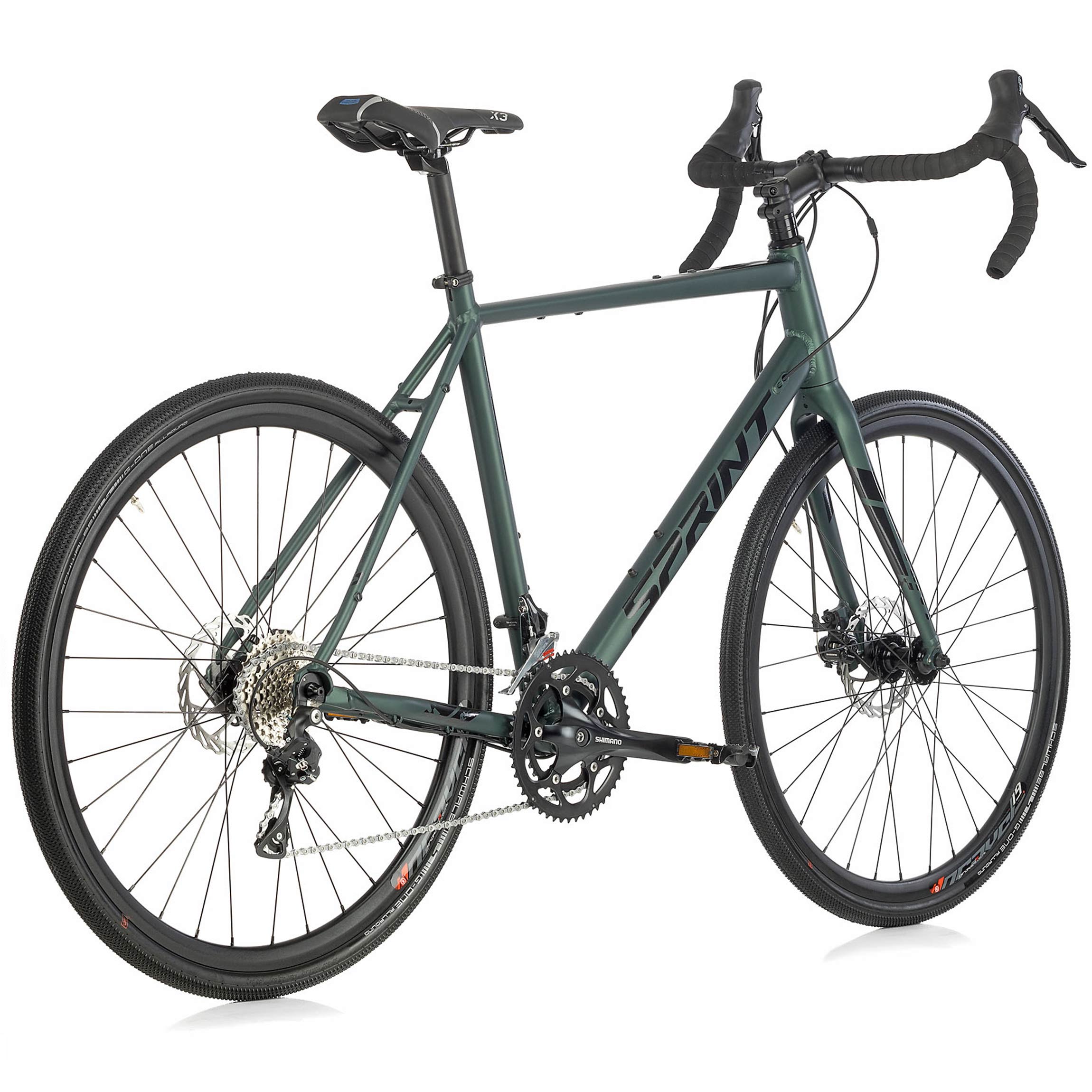 Vélo Gravel homme 28" WHISPER ELITE MD 2 x 9 vitesses SHIMANO SORA ST-R3000