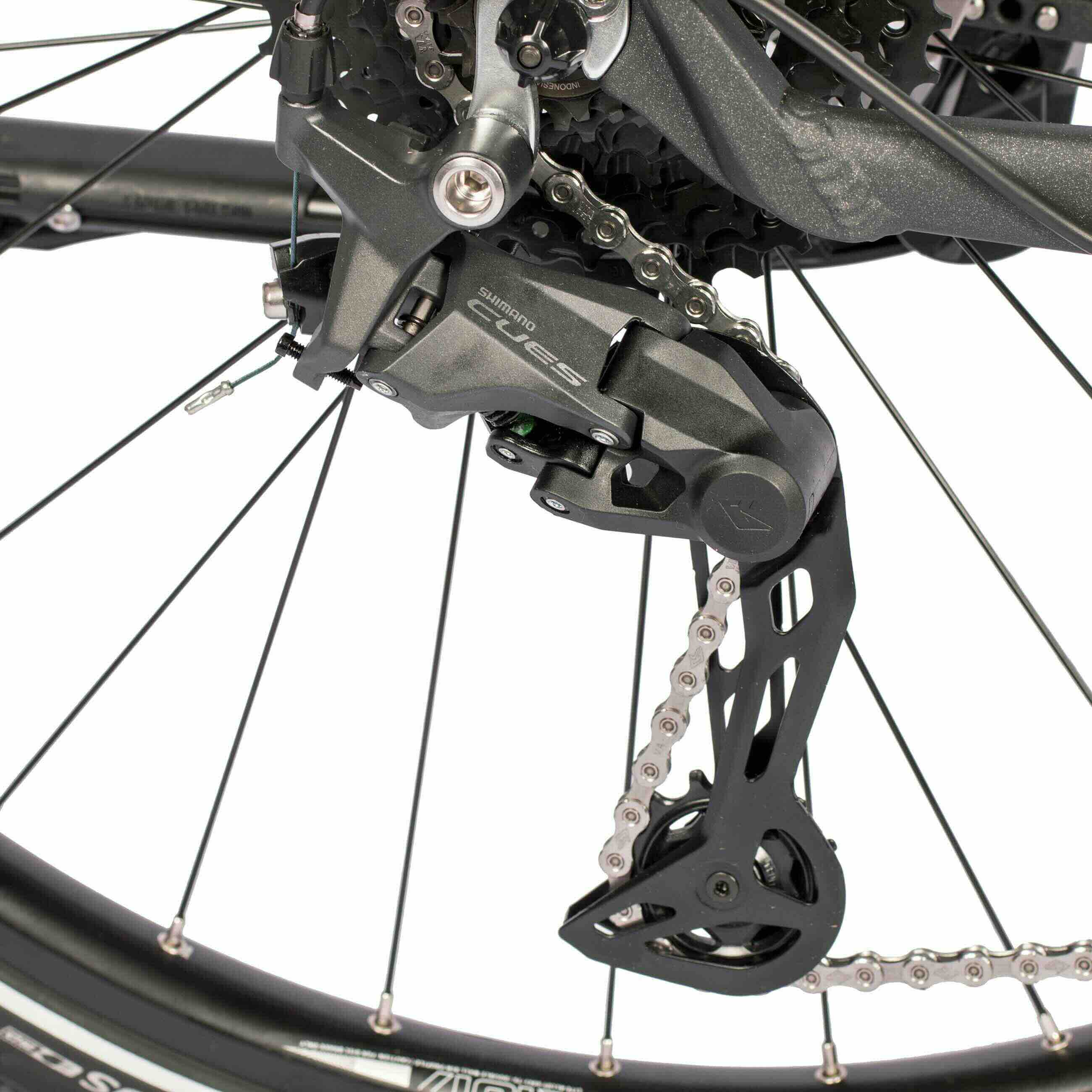 28" Bicicleta de trekking XXL para hombre TR.2880-C Bicicleta de trekking 2 x 10 velocidades SHIMANO CUES RD-U6020-10 SHADOW