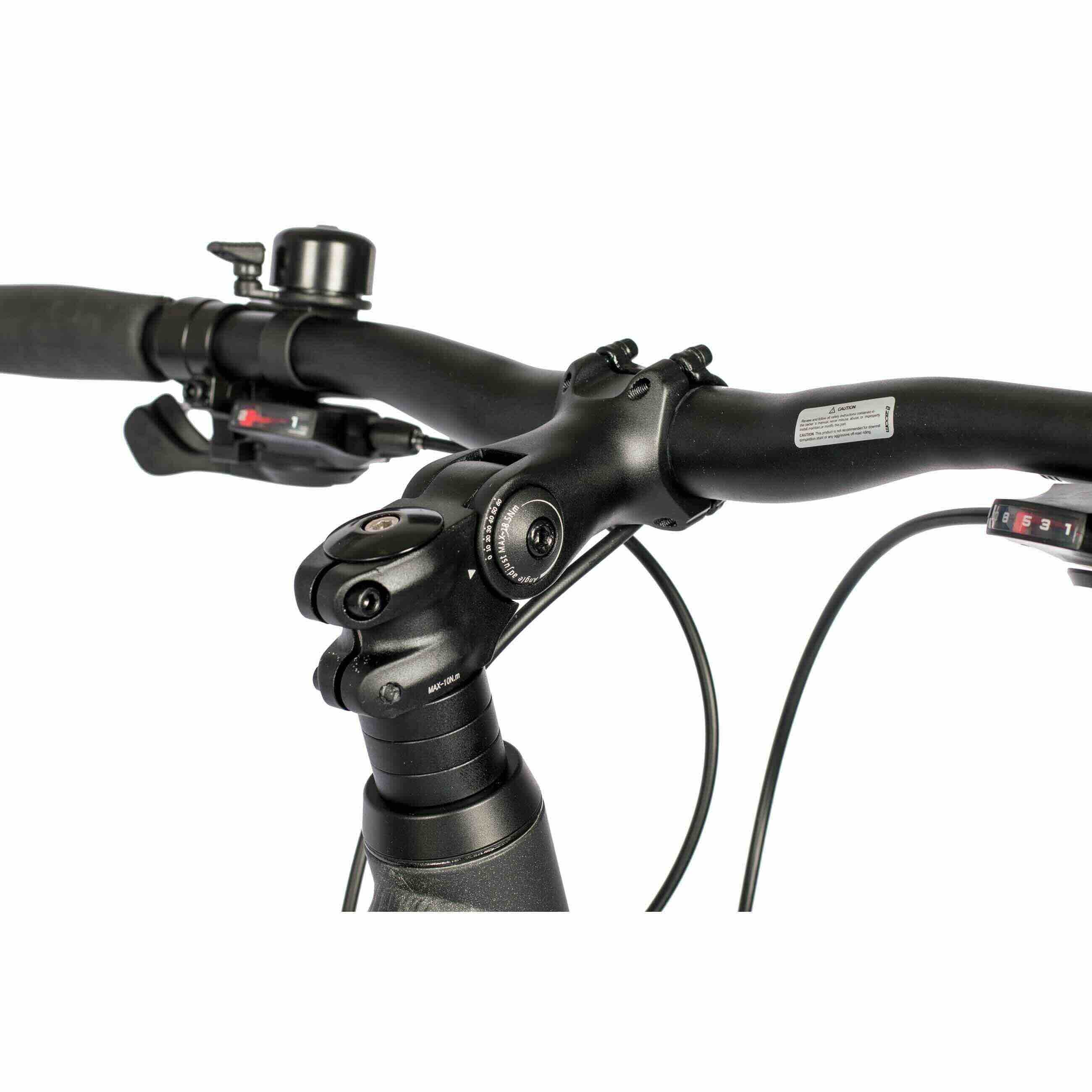 28" Bicicleta de trekking XXL para hombre TR.2880-C Bicicleta de trekking 2 x 10 velocidades SHIMANO CUES RD-U6020-10 SHADOW